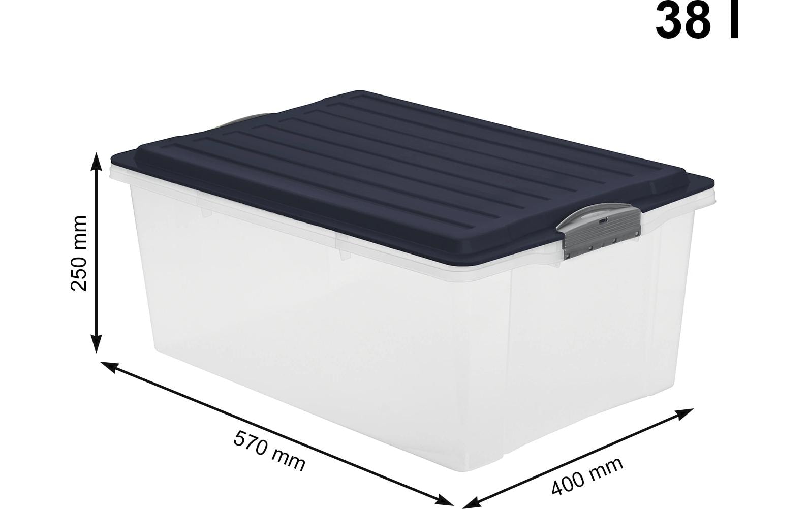 ROTHO Aufbewahrungsbox »COMPACT, 3 tlg.«, (3 St.)