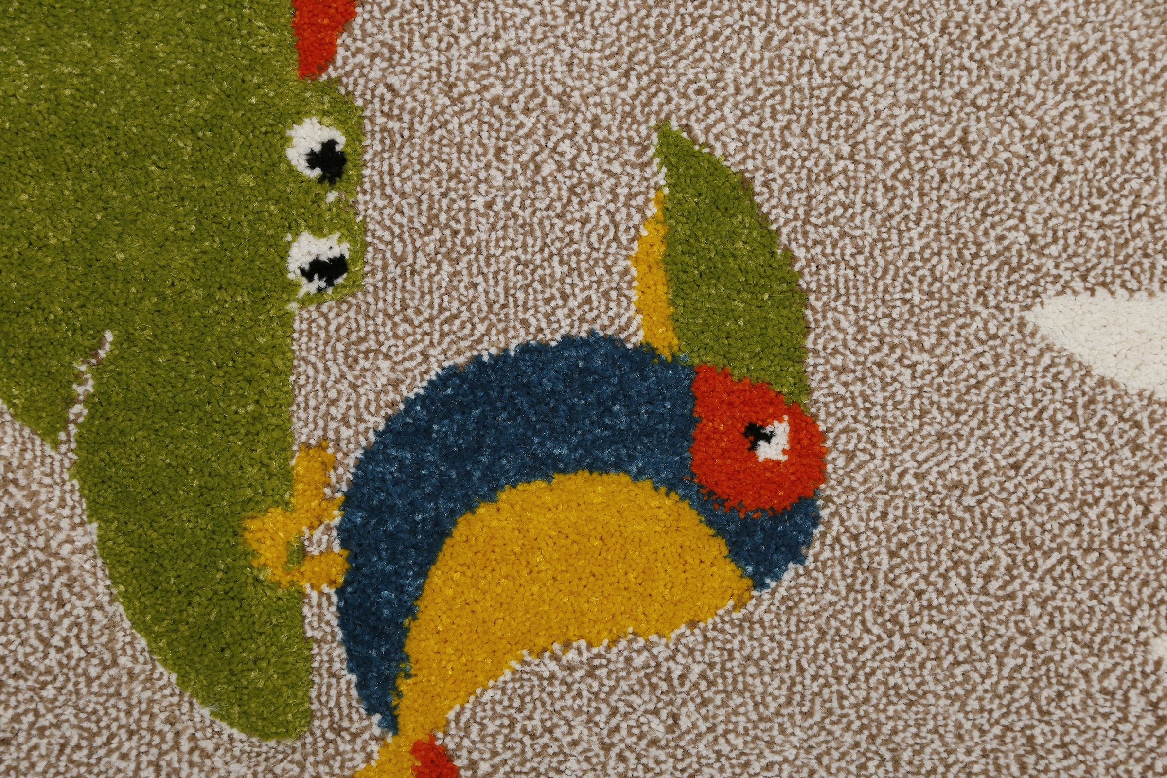 SMART KIDS Kinderteppich »Benny & Friends«, rechteckig, 10 mm Höhe, Moderner Spielteppich, strapazierfähig, pflegeleicht, Konturenschnitt