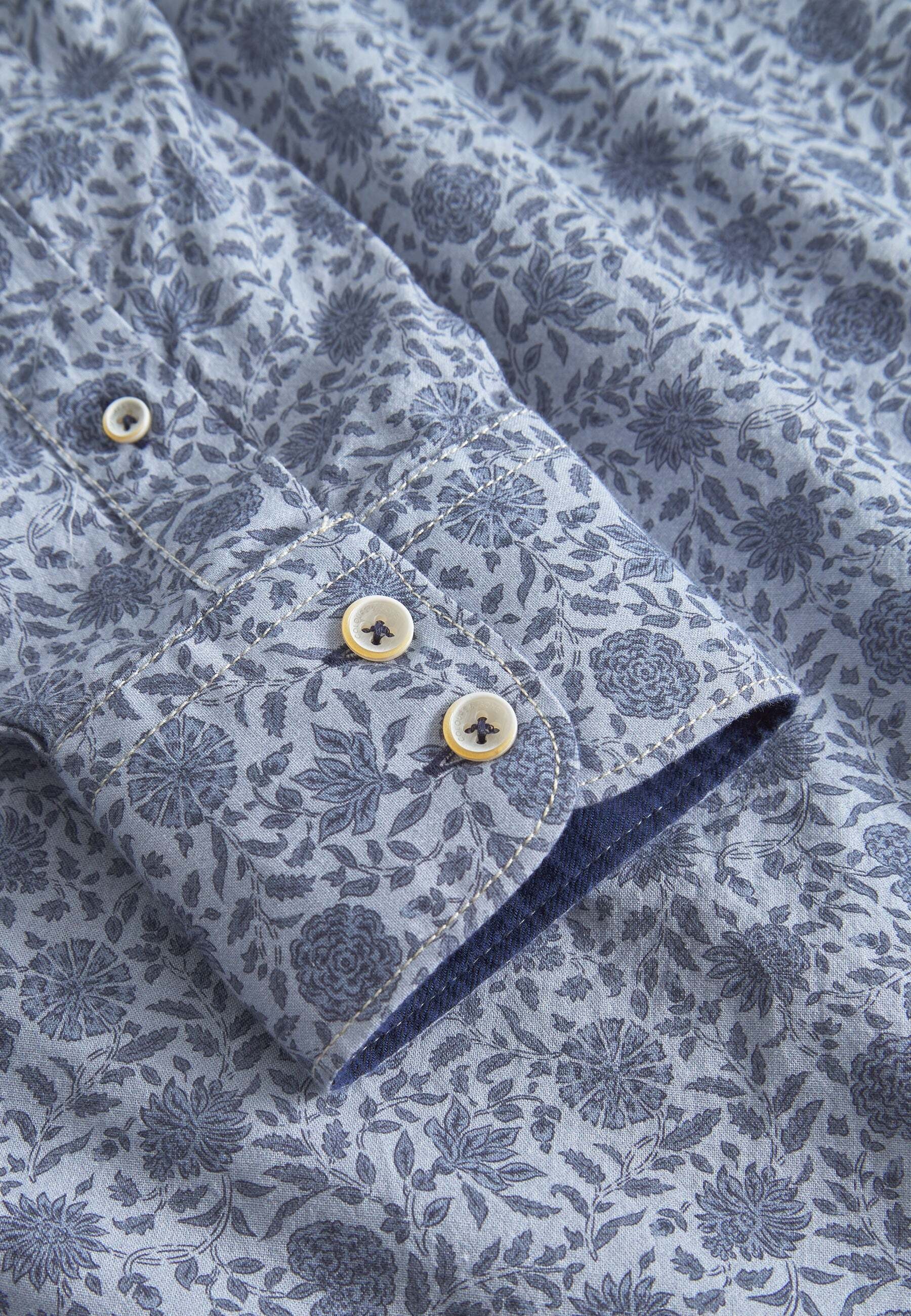 colours & sons Langarmhemd »colours & sons Langarmhemd Shirt Printed«