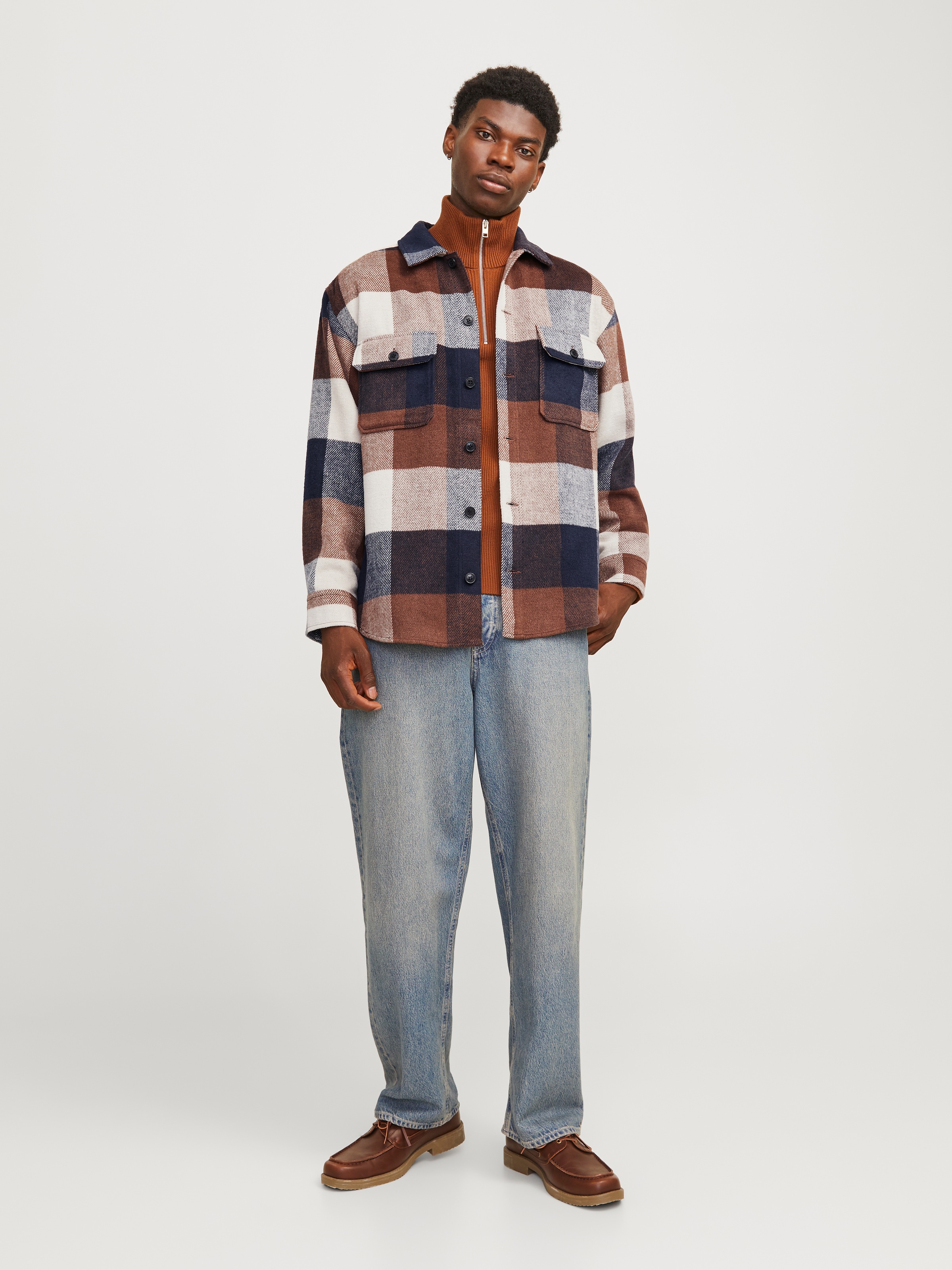 Jack & Jones Langarmhemd »JJEBRADLEY OLLIE OVERSHIRT LS NOOS«, mit Brusttaschen