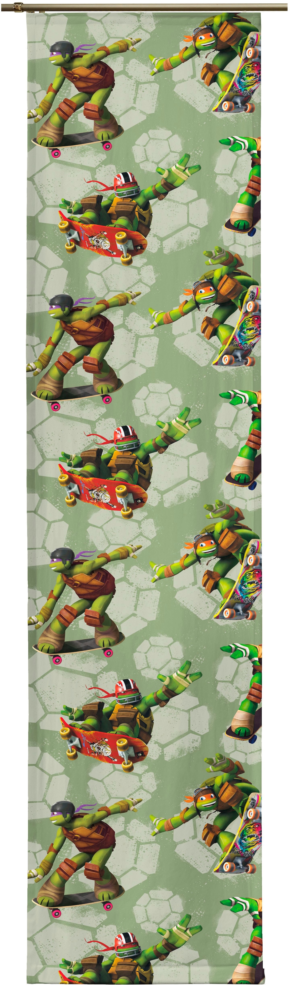 Wirth Schiebegardine »Turtles«, (1 St.), Nickelodeon