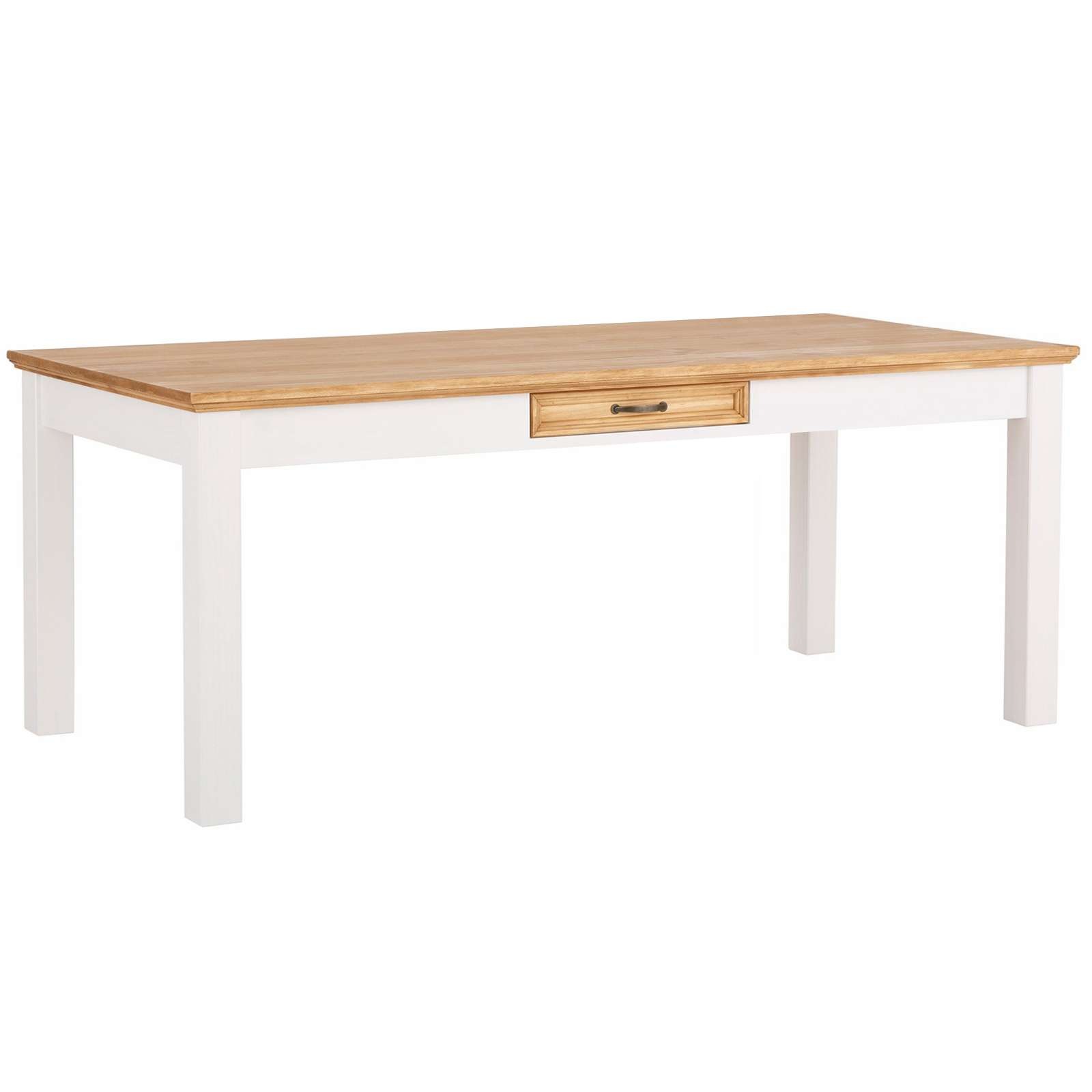 Home affaire Esstisch »Selma«, mit Schublade, aus massivem Kiefernholz, Breite 180 cm