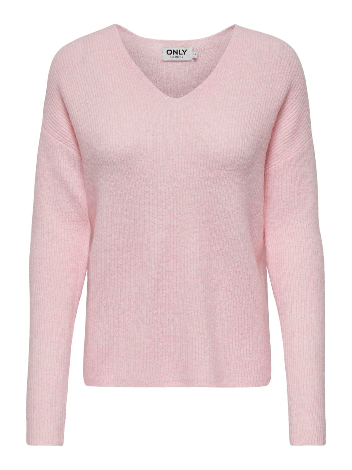 ONLY V-Ausschnitt-Pullover »ONLCAMILLA V-NECK L/S PULLOVER KNT NOOS«
