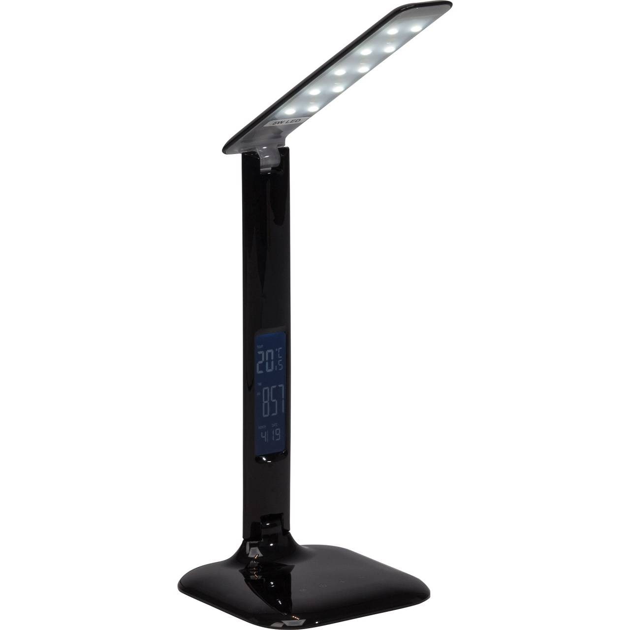 Brilliant LED Schreibtischlampe »Glenn«, 1 flammig, Leuchtmittel LED-Modul LED fest integriert, 55 cm Höhe, Touchdimmer, USB-Anschluss, Kunststoff/Metall