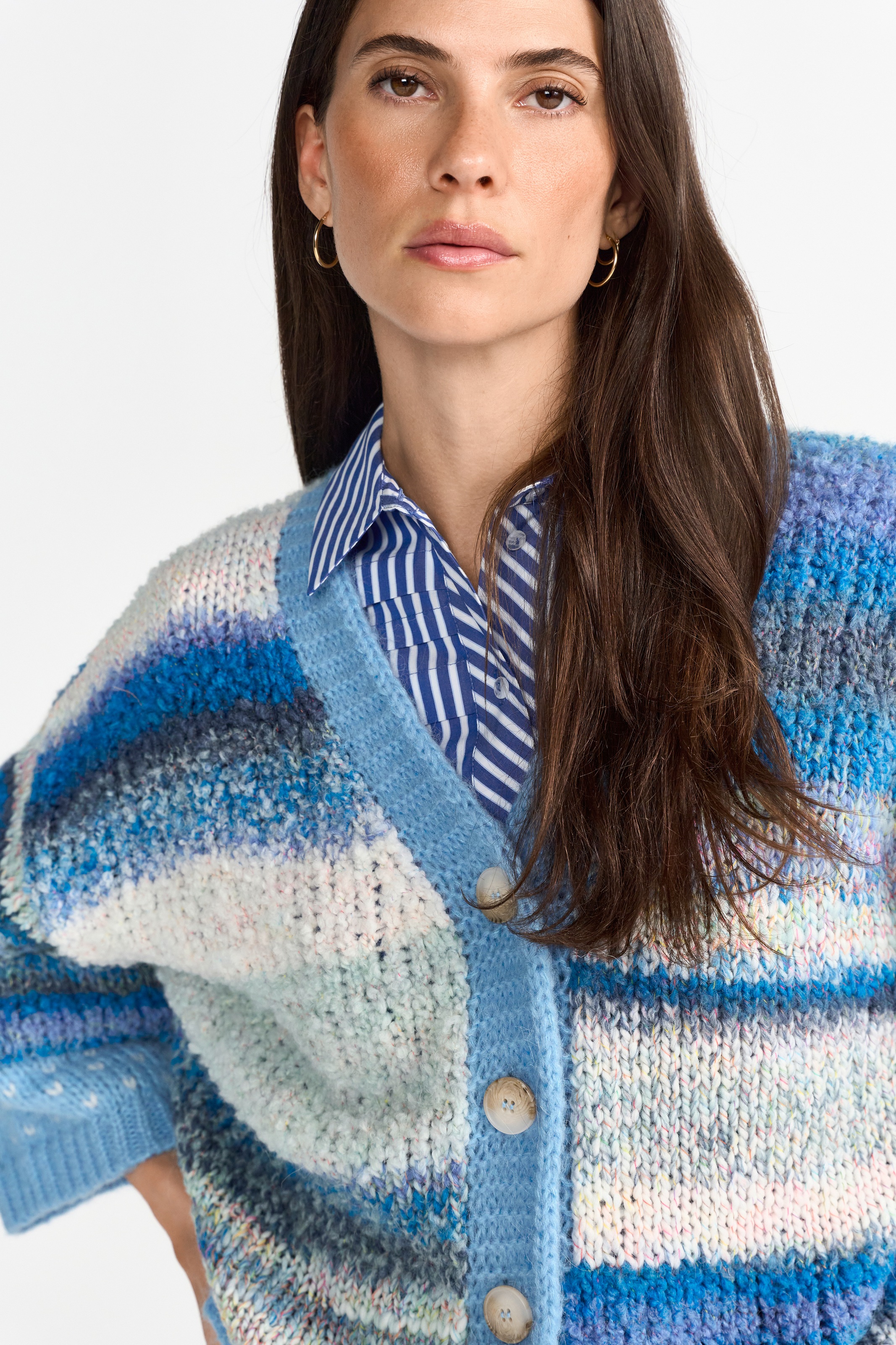 RICHROYAL Strickjacke, Mit V-Ausschnitt