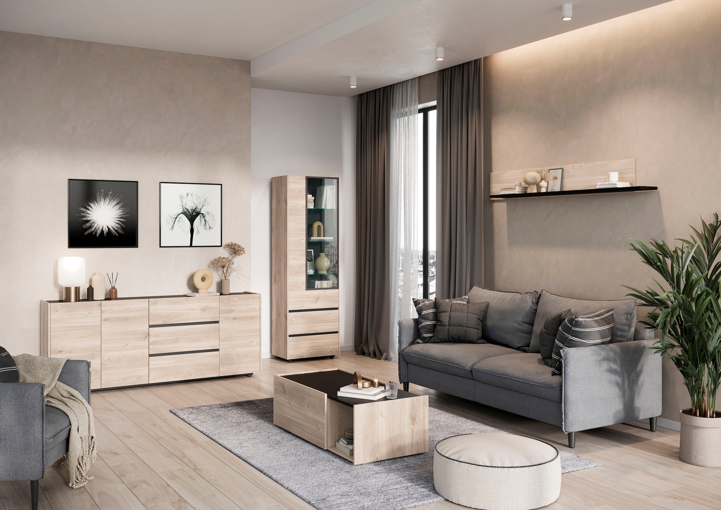 GERMANIA Sideboard »Cantoria«, Soft close-Funktion bei Türen und  Schubladen, griffloses Design online shoppen | Jelmoli-Versand