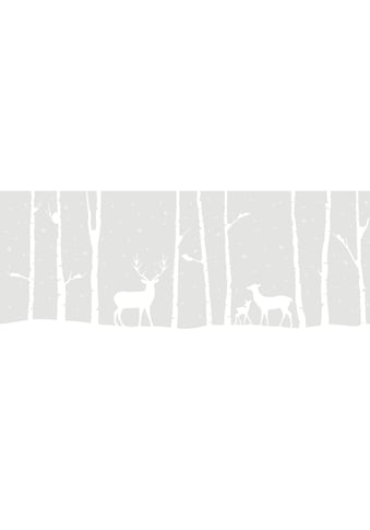 Fensterfolie »Birch Woods«, halbtransparent, statisch haftend