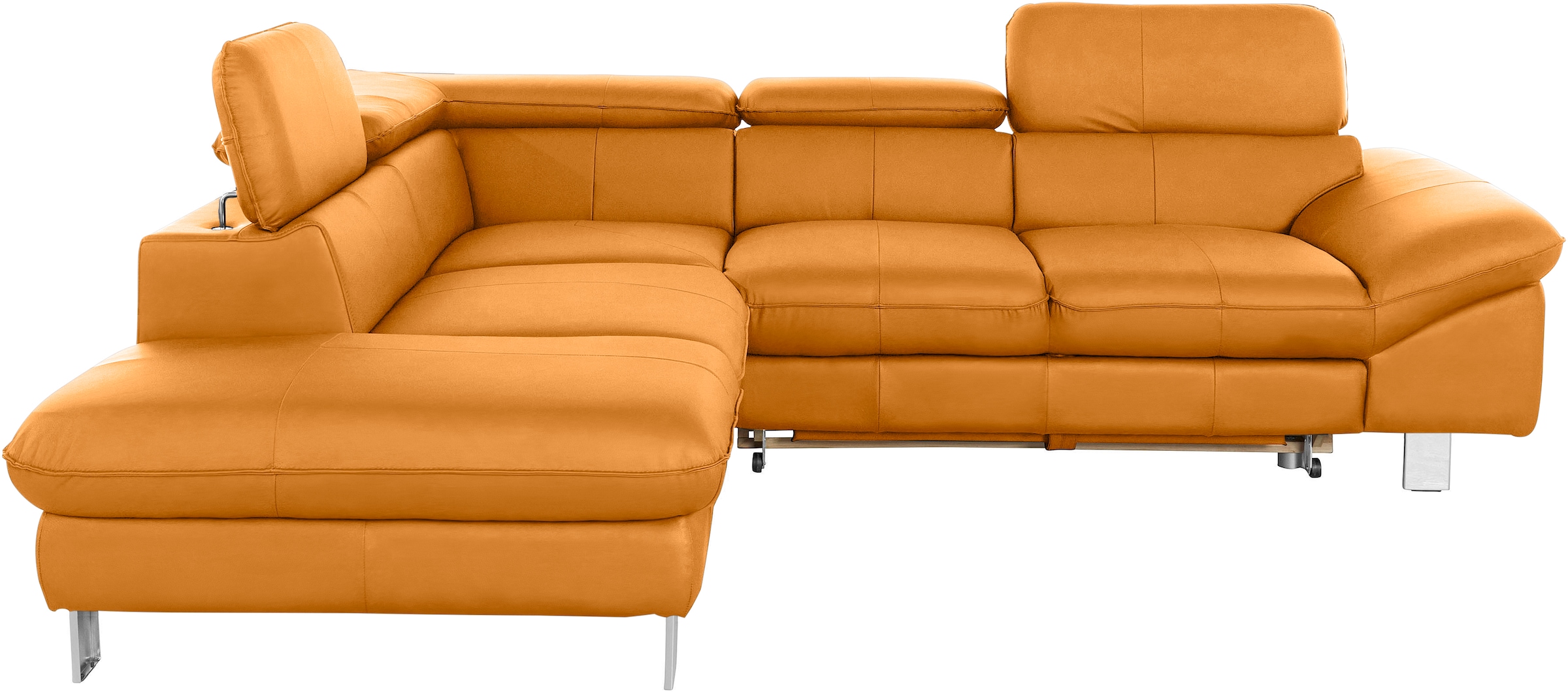 COTTA Ecksofa »Driver L-Form«, mit Kopfteilverstellung, wahlweise mit Bettfunktion & Bettkasten