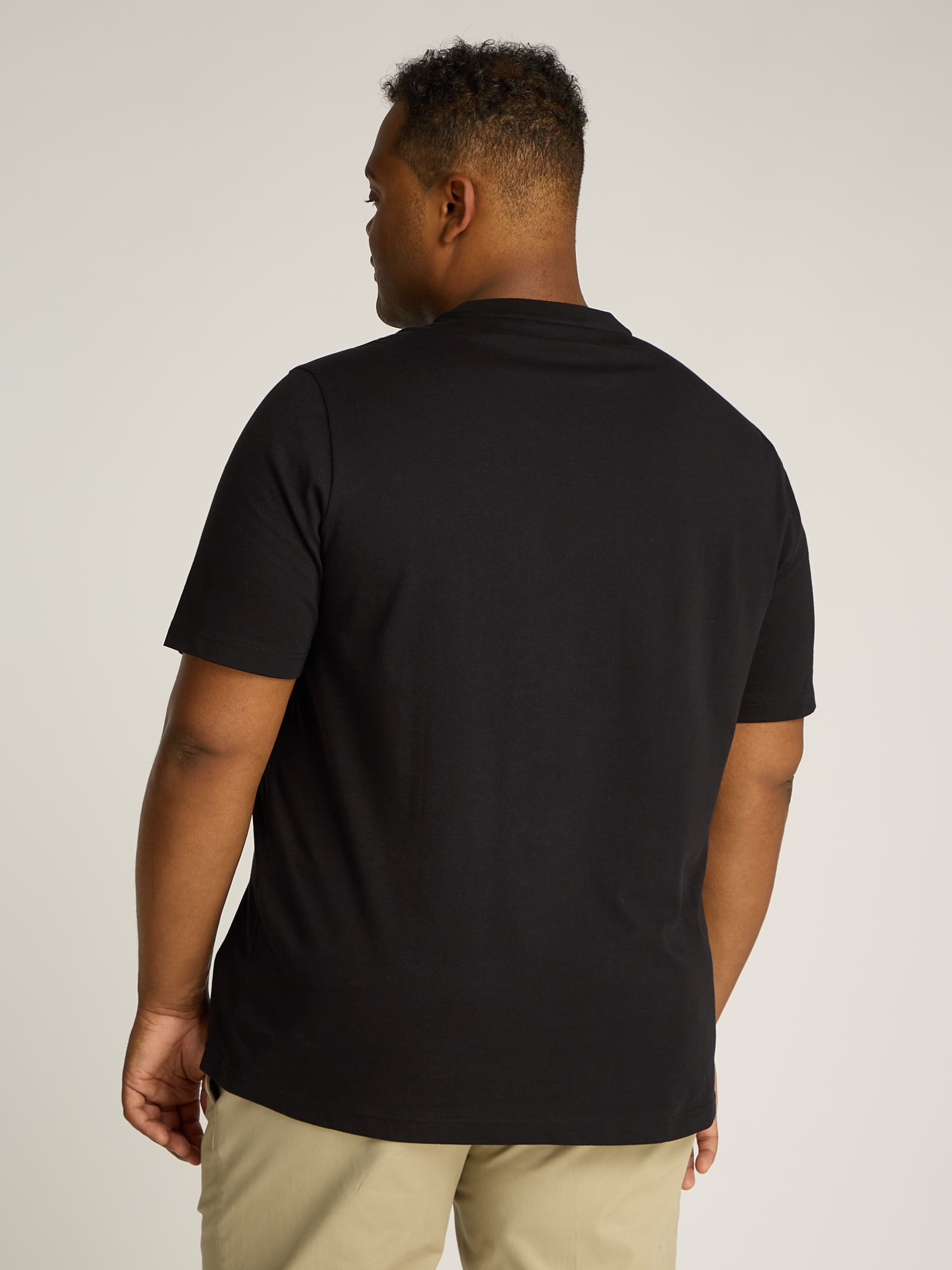 Calvin Klein Big&Tall T-Shirt »BT_CUT OUT SHADOW LOGO T-SHIRT«, in grossen Grössen mit Logodruck