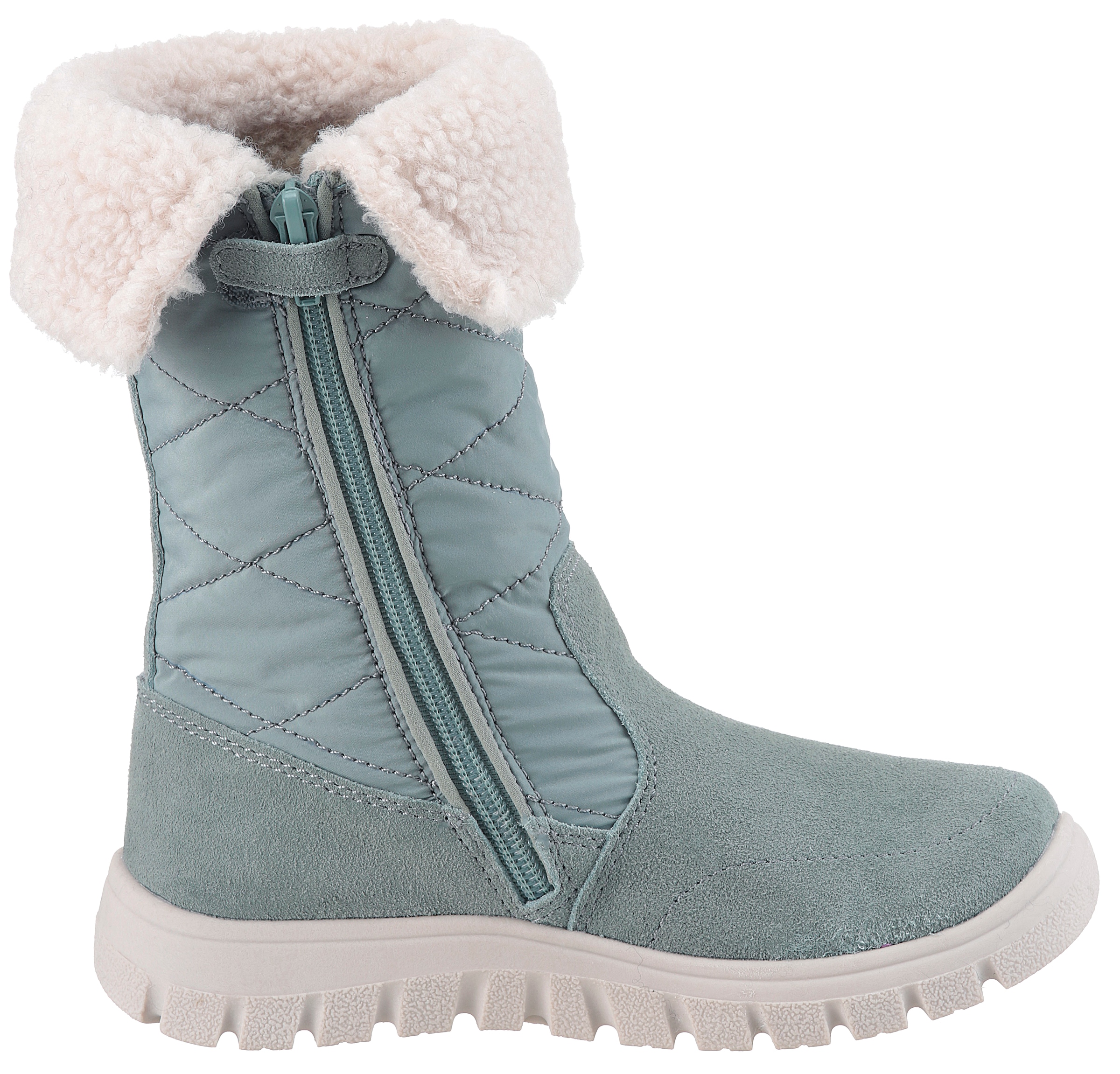 Naturino Winterstiefel »PLUVY ZIP WP.«, Schneestiefel, wasserabweisend, Grössenschablone zum Download