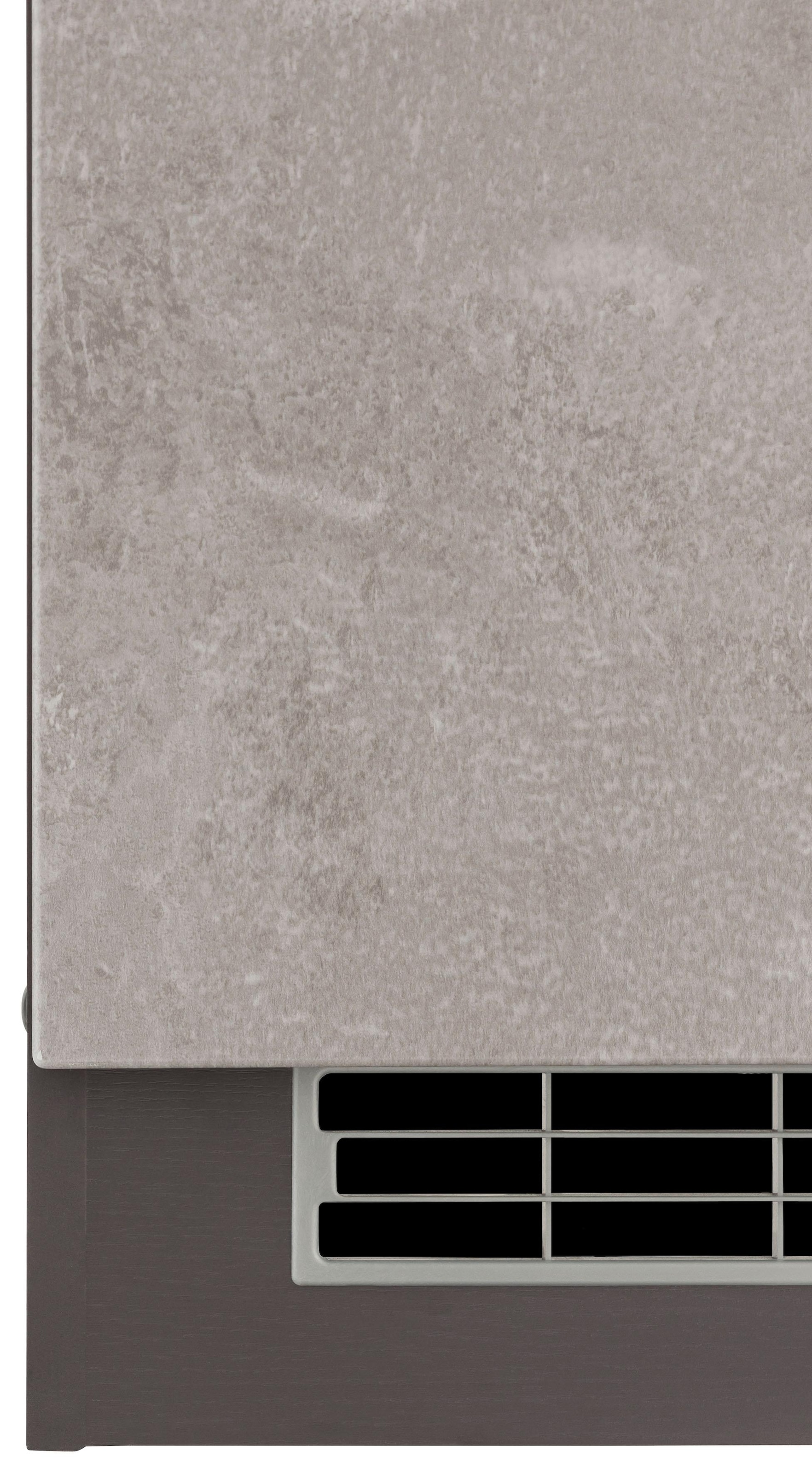 KOCHSTATION Kühlumbauschrank »KS-Tulsa«, 60 cm breit, 200 cm hoch, 2 Türen, schwarzer Metallgriff, MDF Front