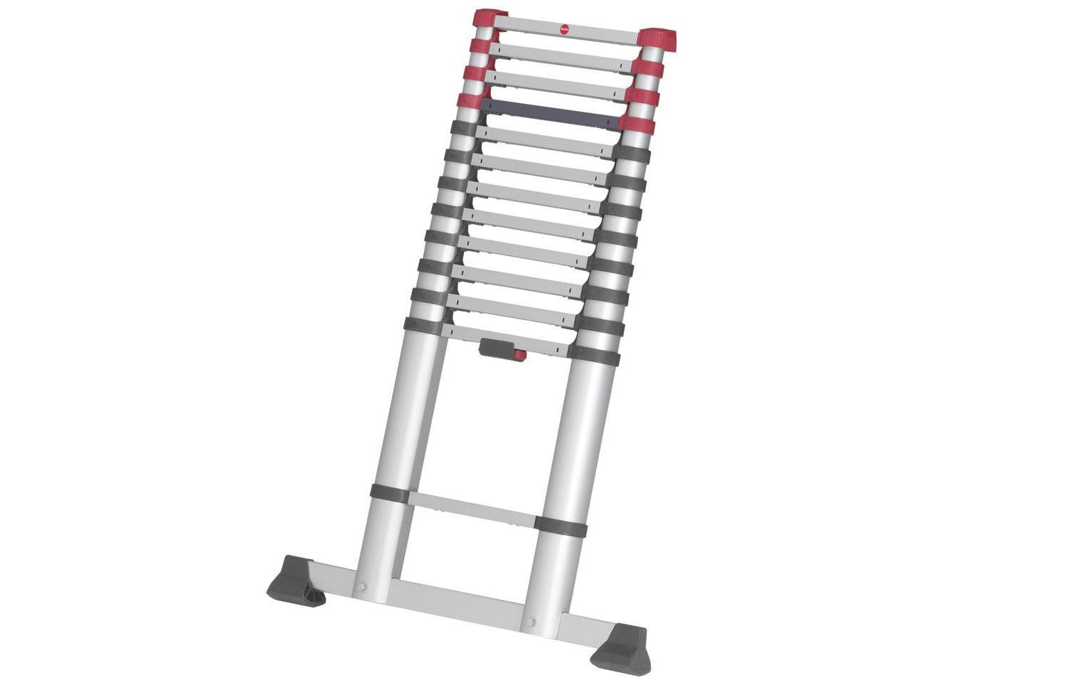 Anlegeleiter »T80 Flexline 380 13 Stufen«, Aluminium Sicherheits-Teleskopleiter