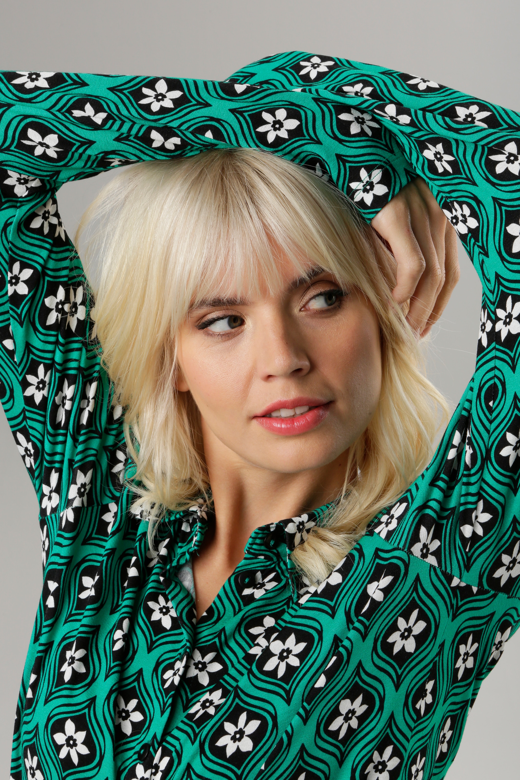 Aniston SELECTED Hemdbluse, online aus elastischem | Jersey Jelmoli-Versand bestellen