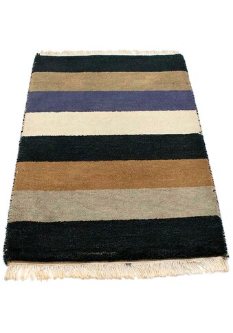 morgenland Wollteppich »Gabbeh Teppich handgeknüpft mehrfarbig«, rechteckig, handgeknüpft kaufen