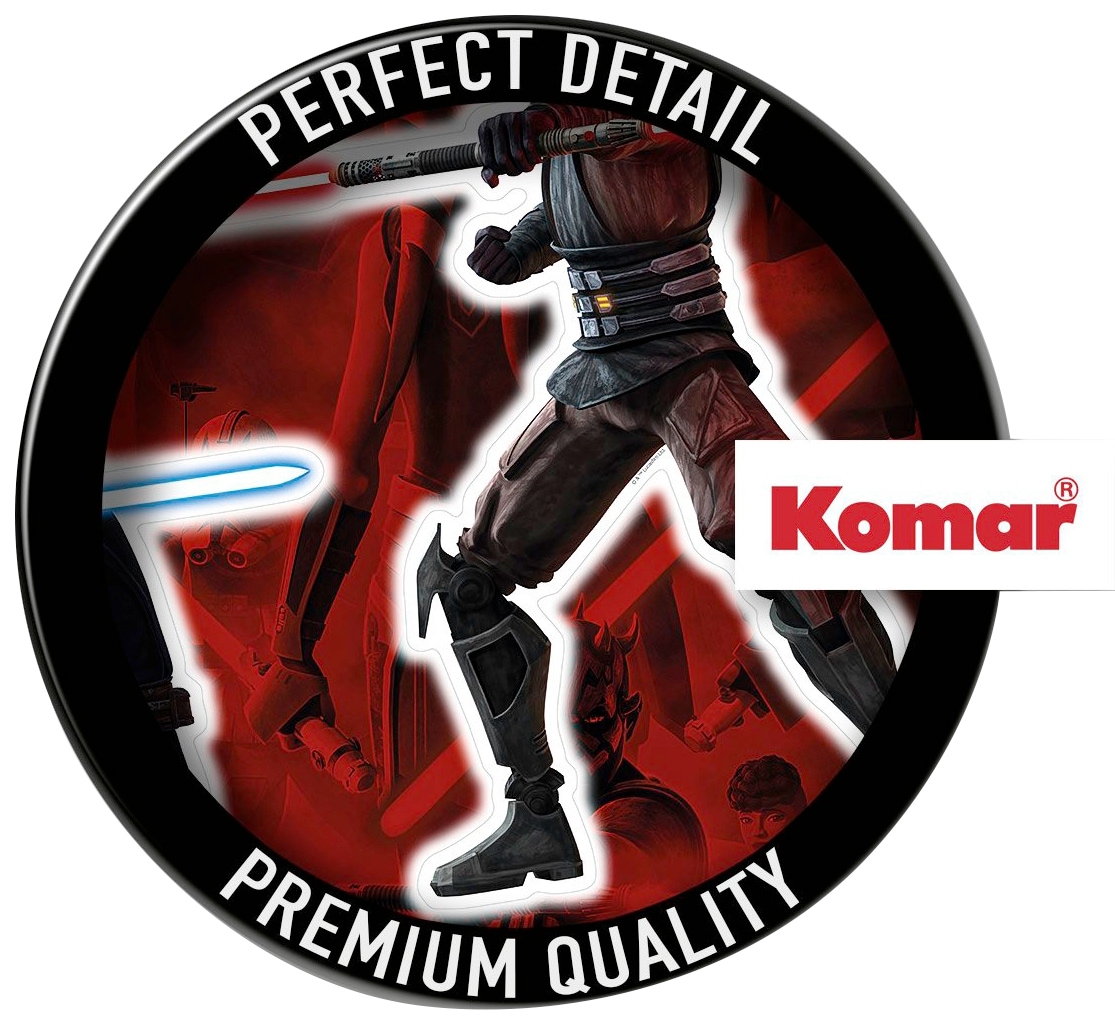 Komar Wandtattoo »Clone Wars Showdown - Grösse 100 x 70 cm«, (6 St.), selbstklebend, Wandsticker, Kinderzimmer