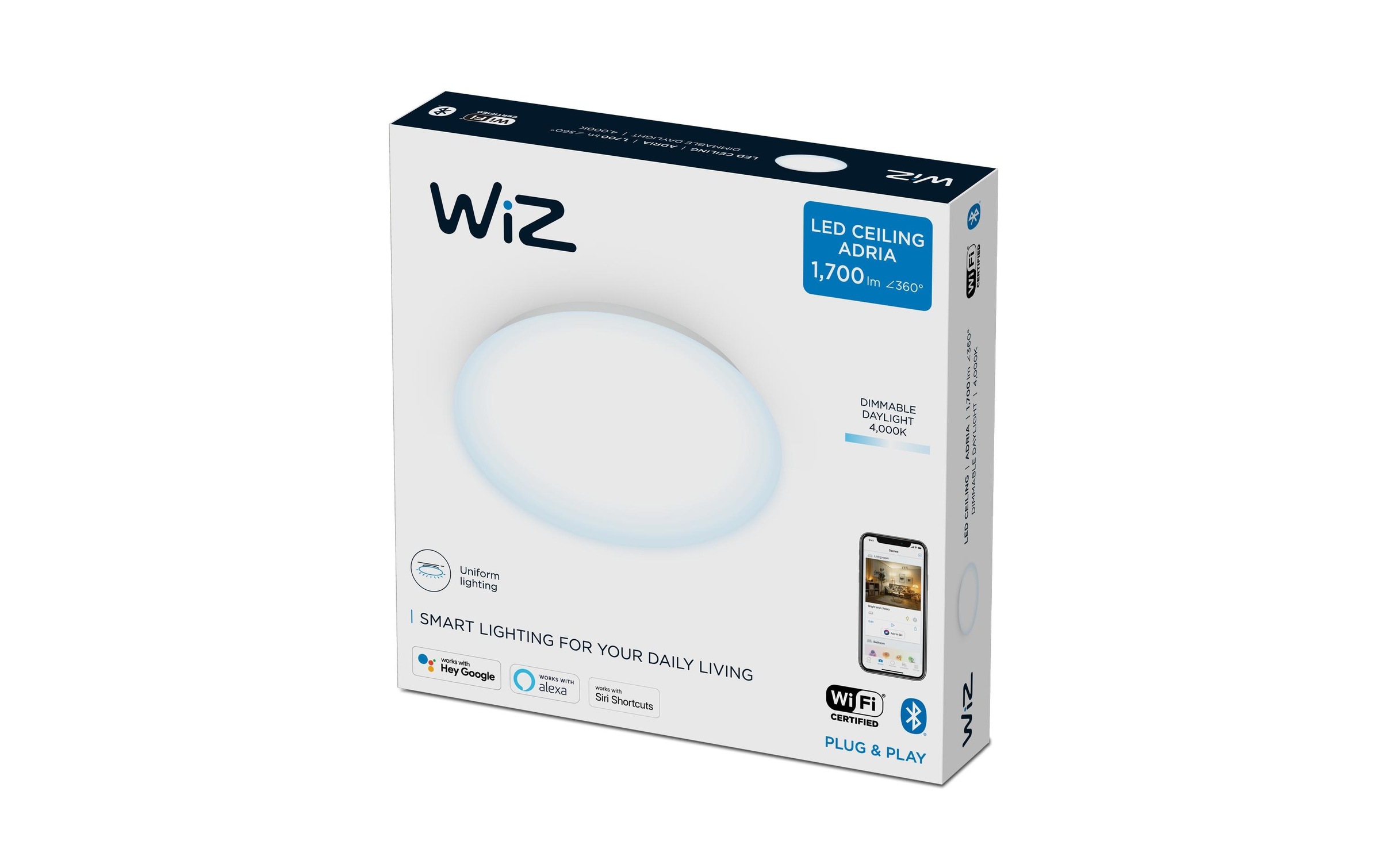 Deckenleuchte »WiZ Ceiling 17W RD 4000K«, 1 flammig