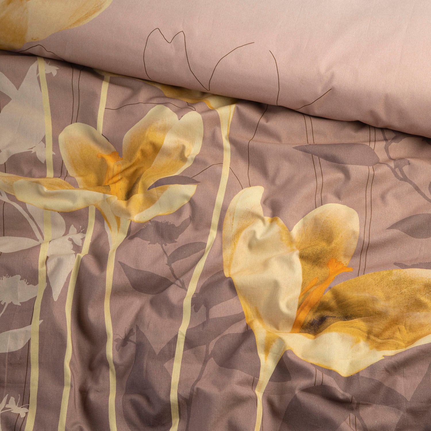 Cinderella Wendebettwäsche »Olivia«, mit Krokussen