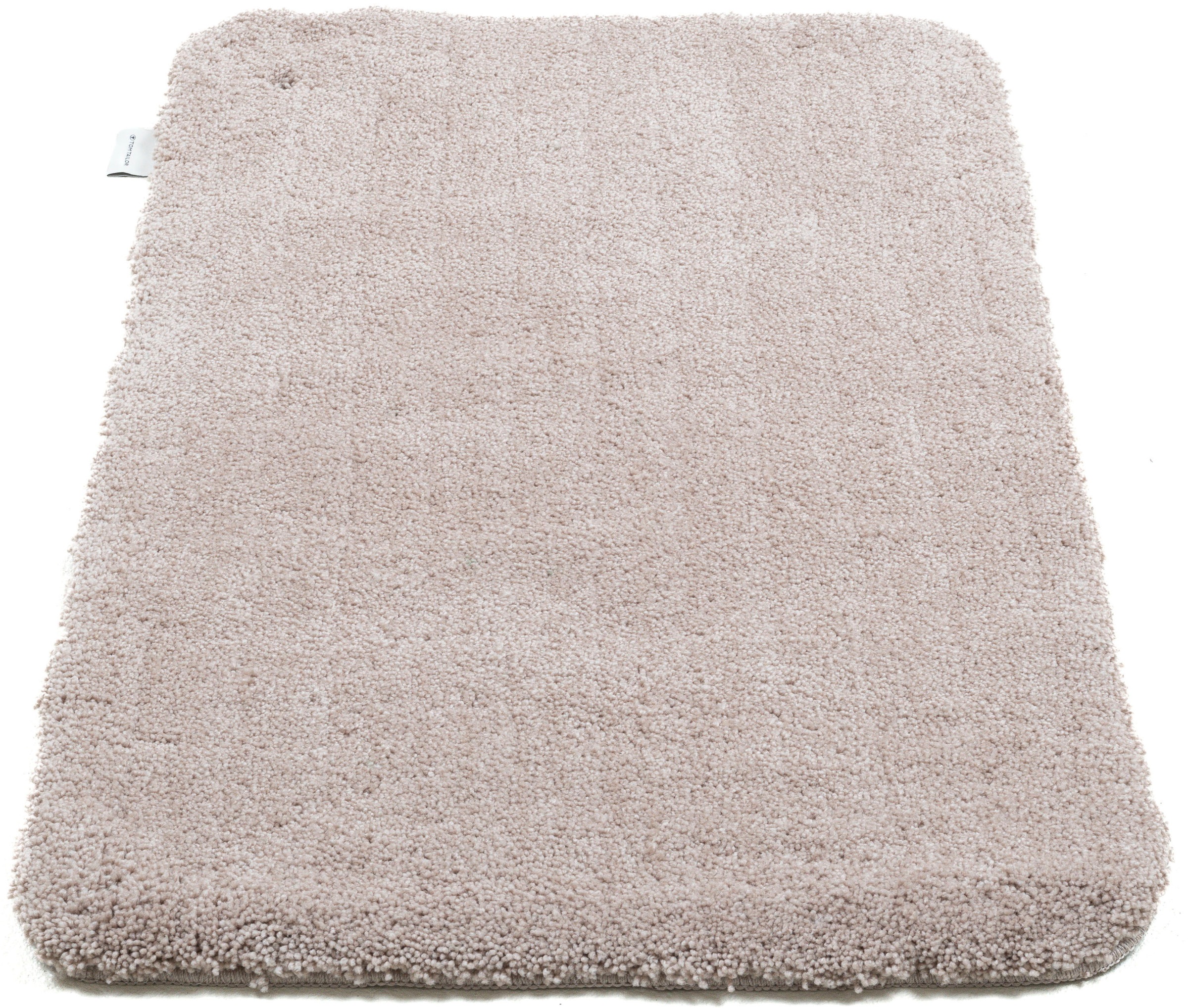 TOM TAILOR HOME Badematte »Cozy Bath UNI«, rutschhemmend beschichtet, fussbodenheizungsgeeignet, Badteppich, Uni Farben, rechteckig, rund und oval erhältlich