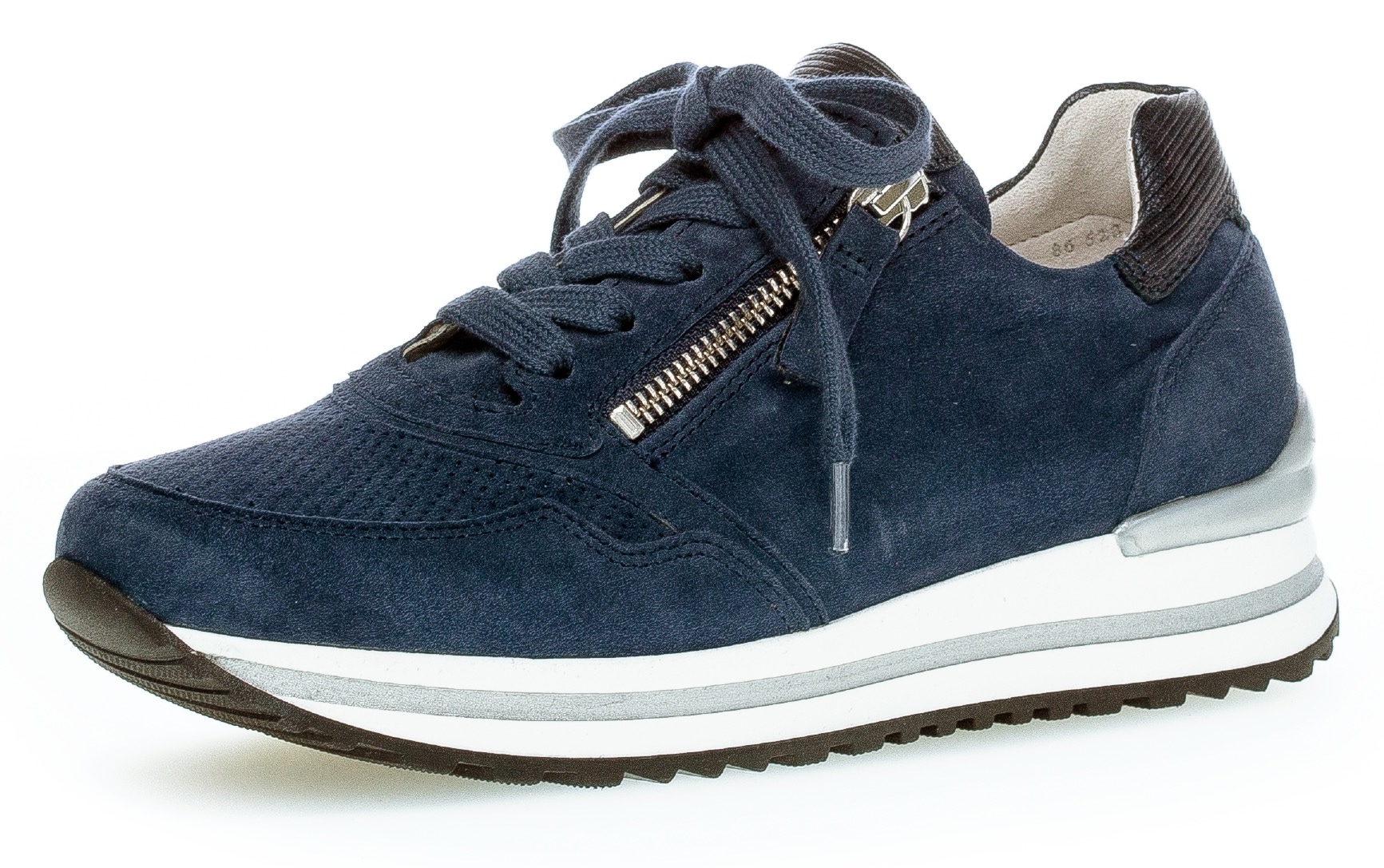 Gabor Keilsneaker »TURIN«, mit leichter Perforierung, Freizeitschuh, Halbschuh, Schnürschuh