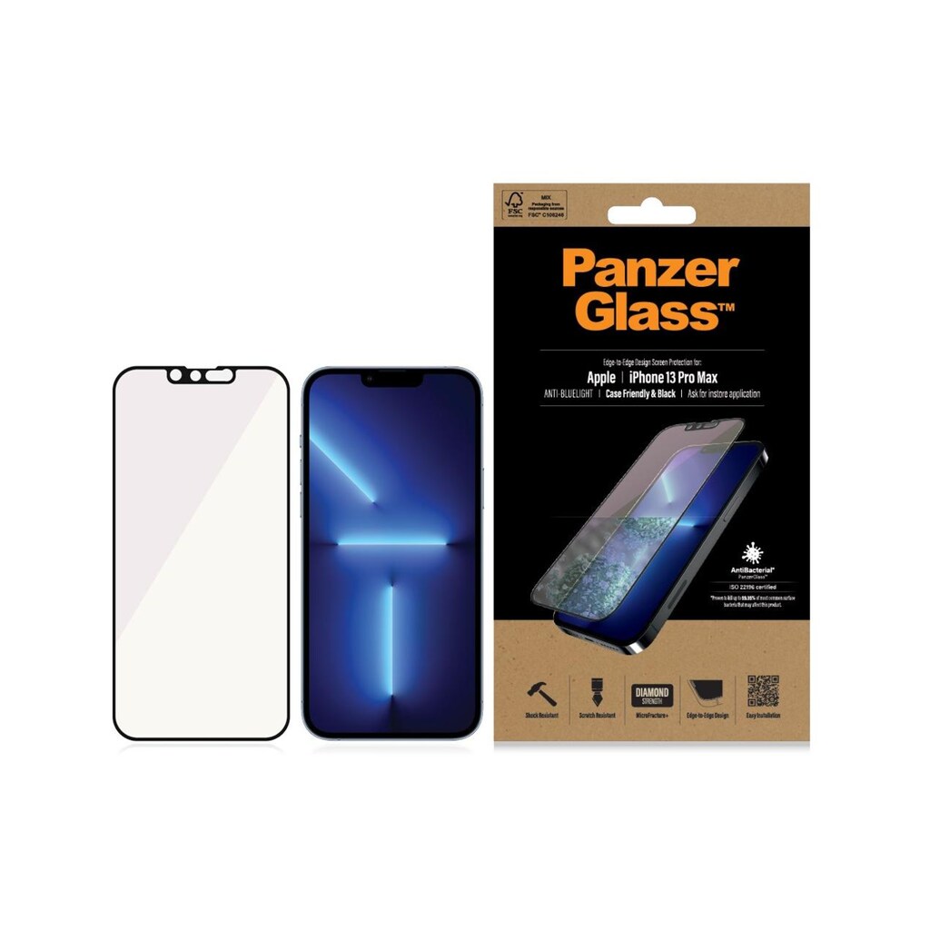 PanzerGlass Displayschutzglas »Displayschutz CF«, für iPhone 13 Pro Max