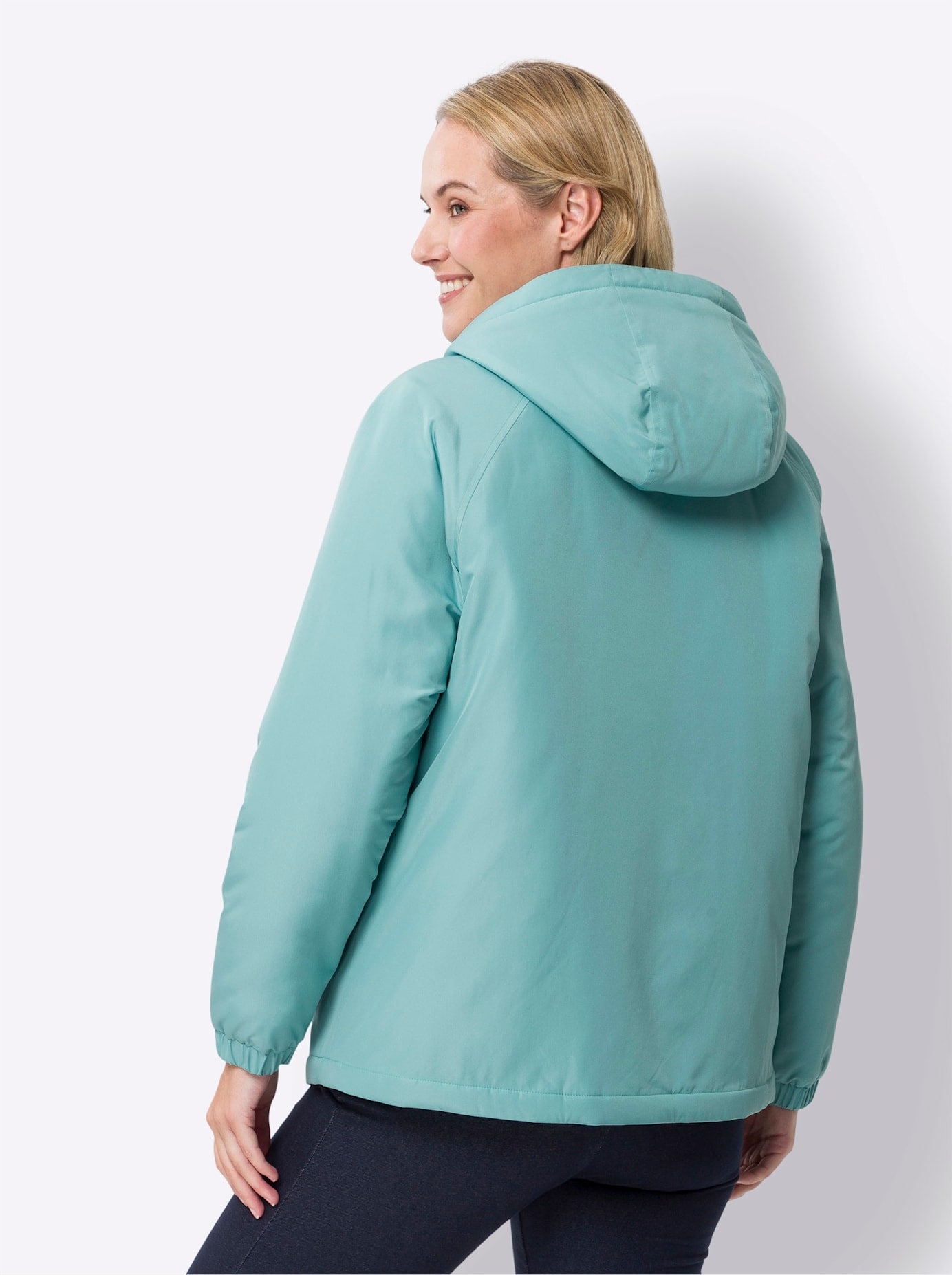 Classic Basics Langjacke, mit Kapuze