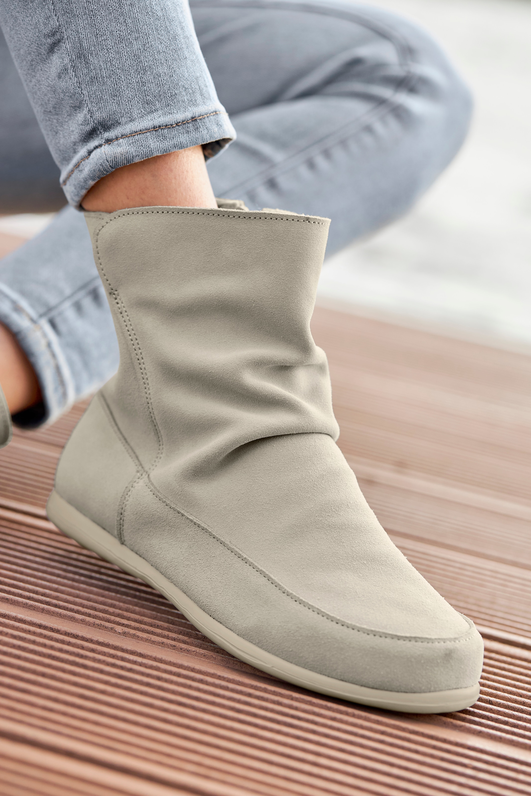 Vivance Stiefelette »Stiefel, Boots«, aus hochwertigem Leder mit Reissverschluss
