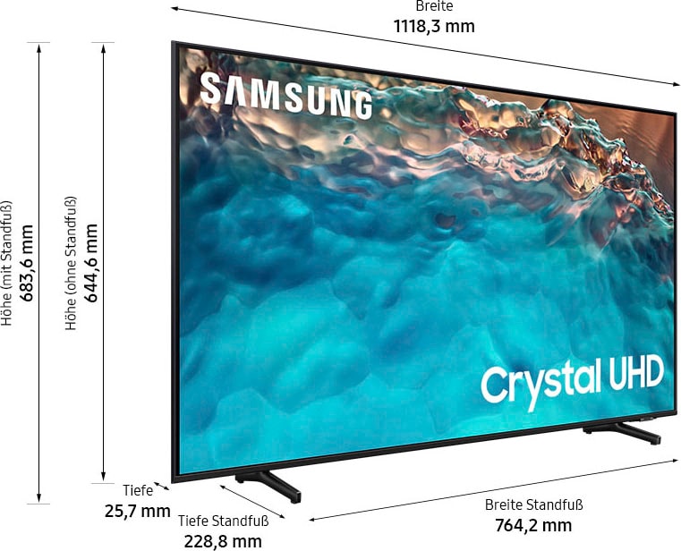Prozessor cm/50 4K HD, 125 BU8079 Crystal ➥ kaufen jetzt (2022)«, Crystal 4K LED-Fernseher Xcelerator Jelmoli-Versand Ultra Smart-TV, Zoll, 4K,HDR,Motion | Samsung UHD »50\