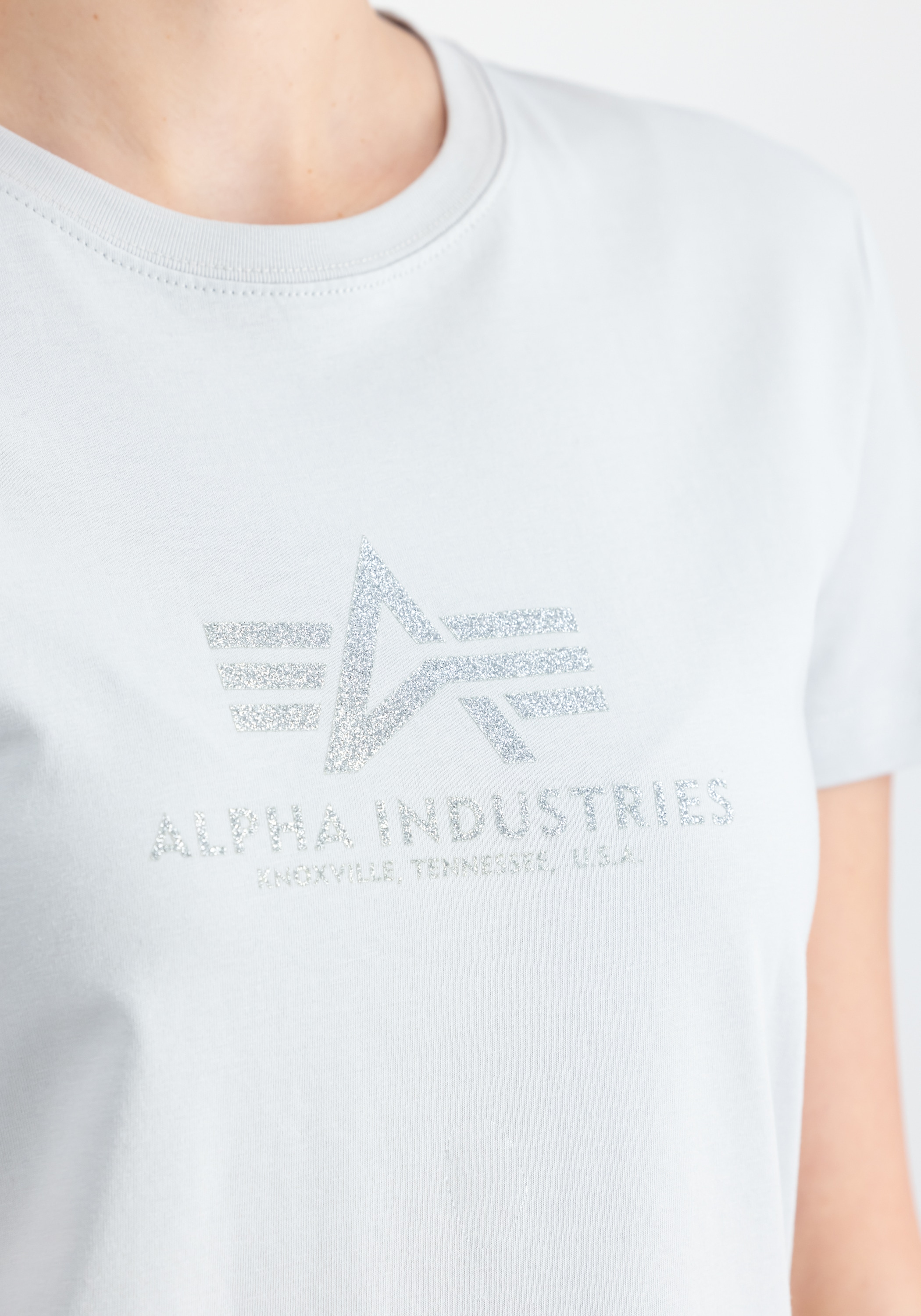 Alpha Industries T-Shirt »Alpha Industries Women - T-Shirts New Basic T Glitter Women«