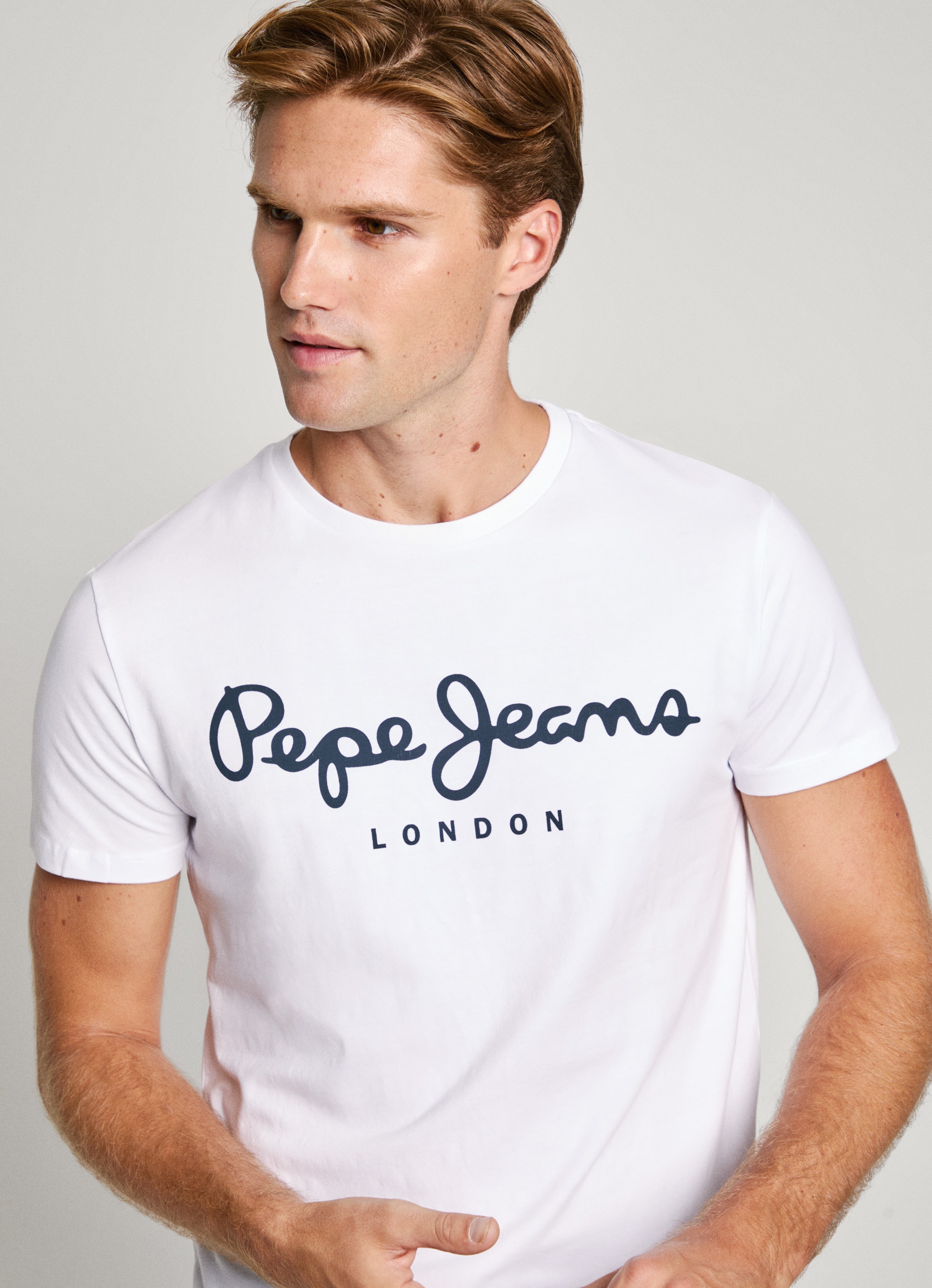 Pepe Jeans T-Shirt, mit Markenprint vorne