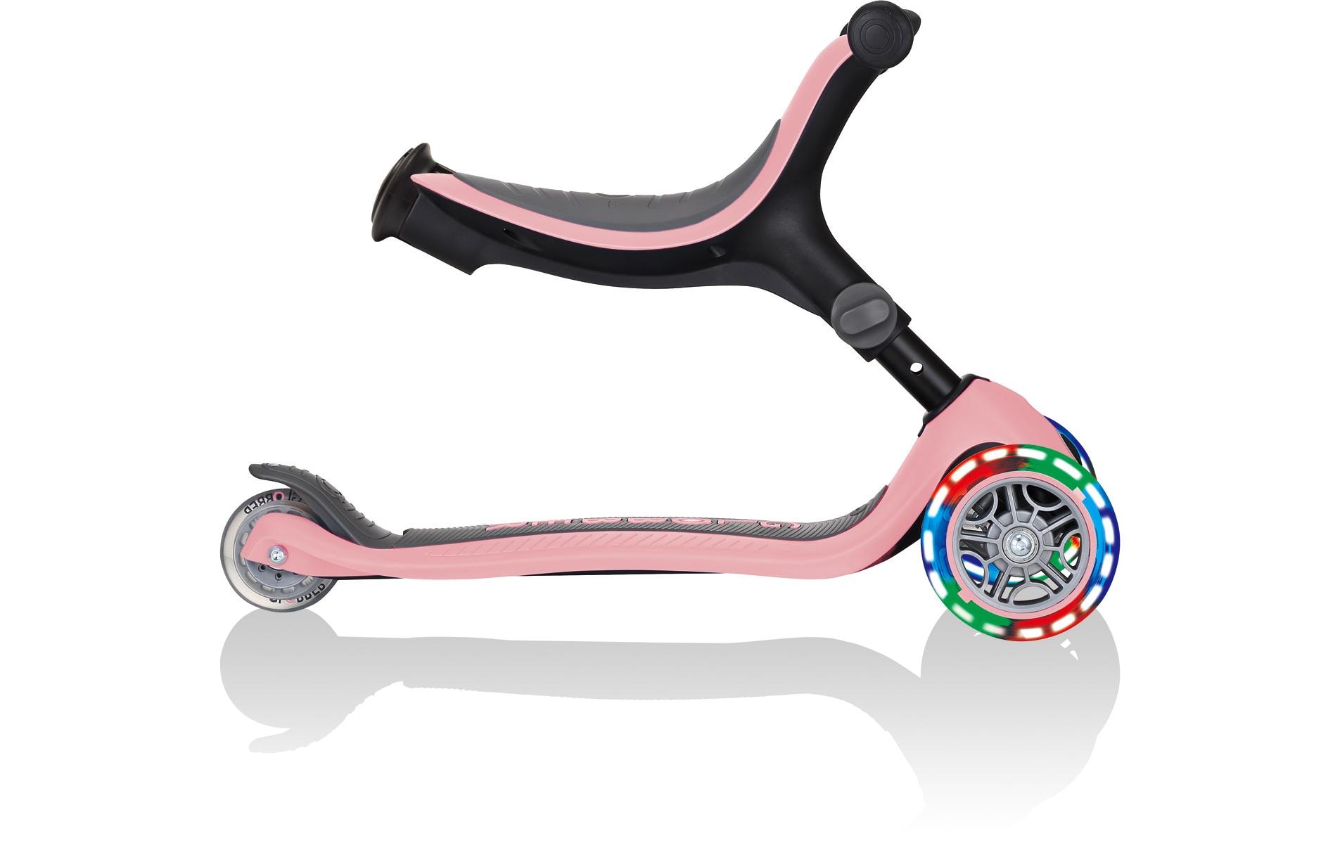 Globber Scooter »GO UP Foldable Plus Lights, Pastel Rosa«