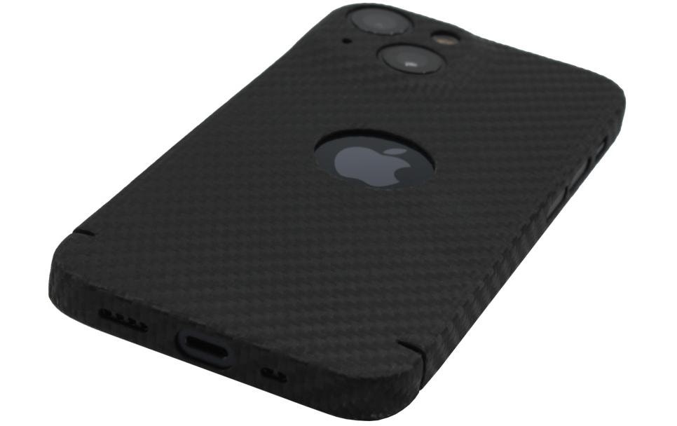 nevox Handyhülle »Carbon Series Cover Logo Window«, iPhone 14 Plus