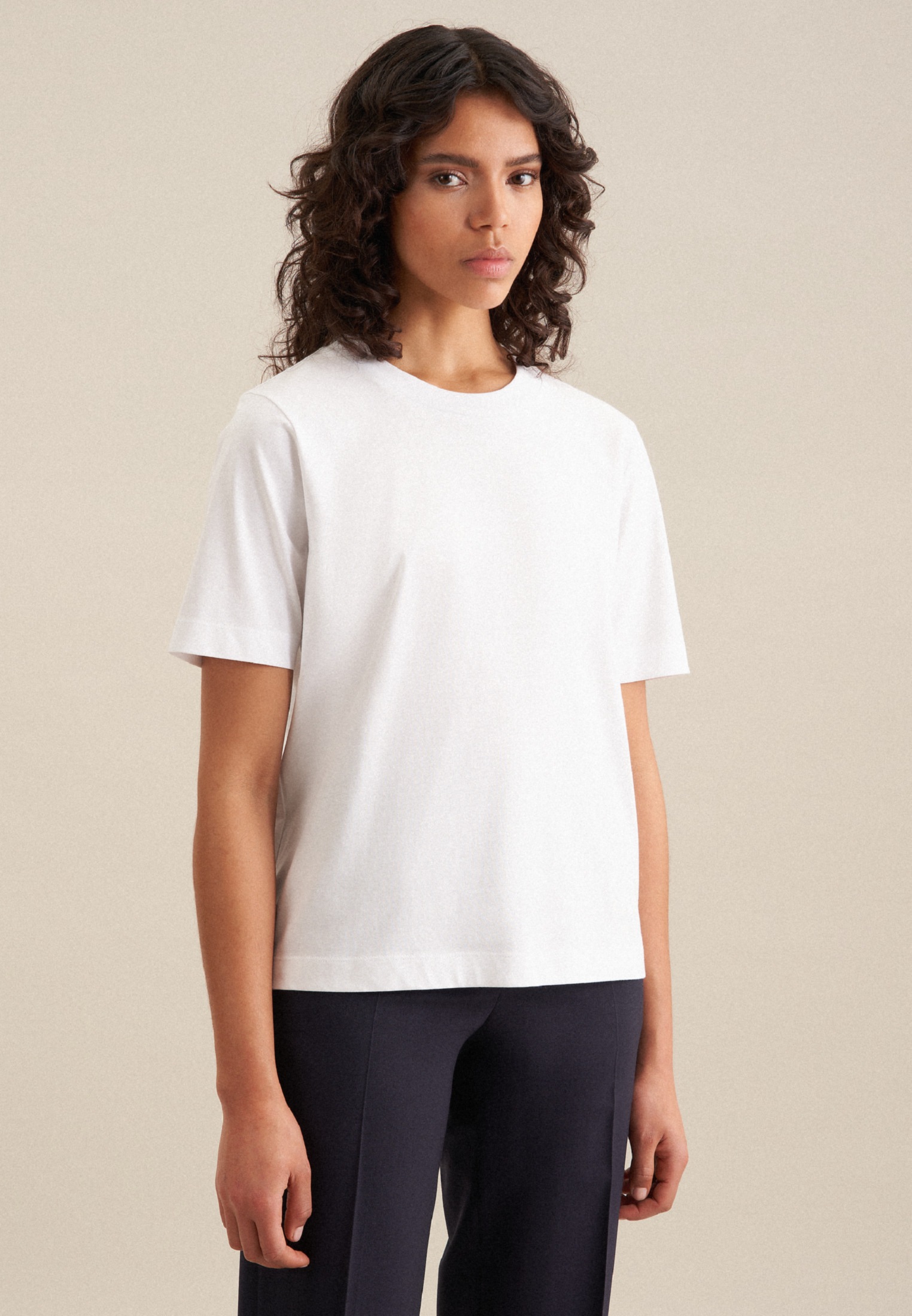 seidensticker T-Shirt »THE TSHIRT« Kurzarm Rundhals Uni
