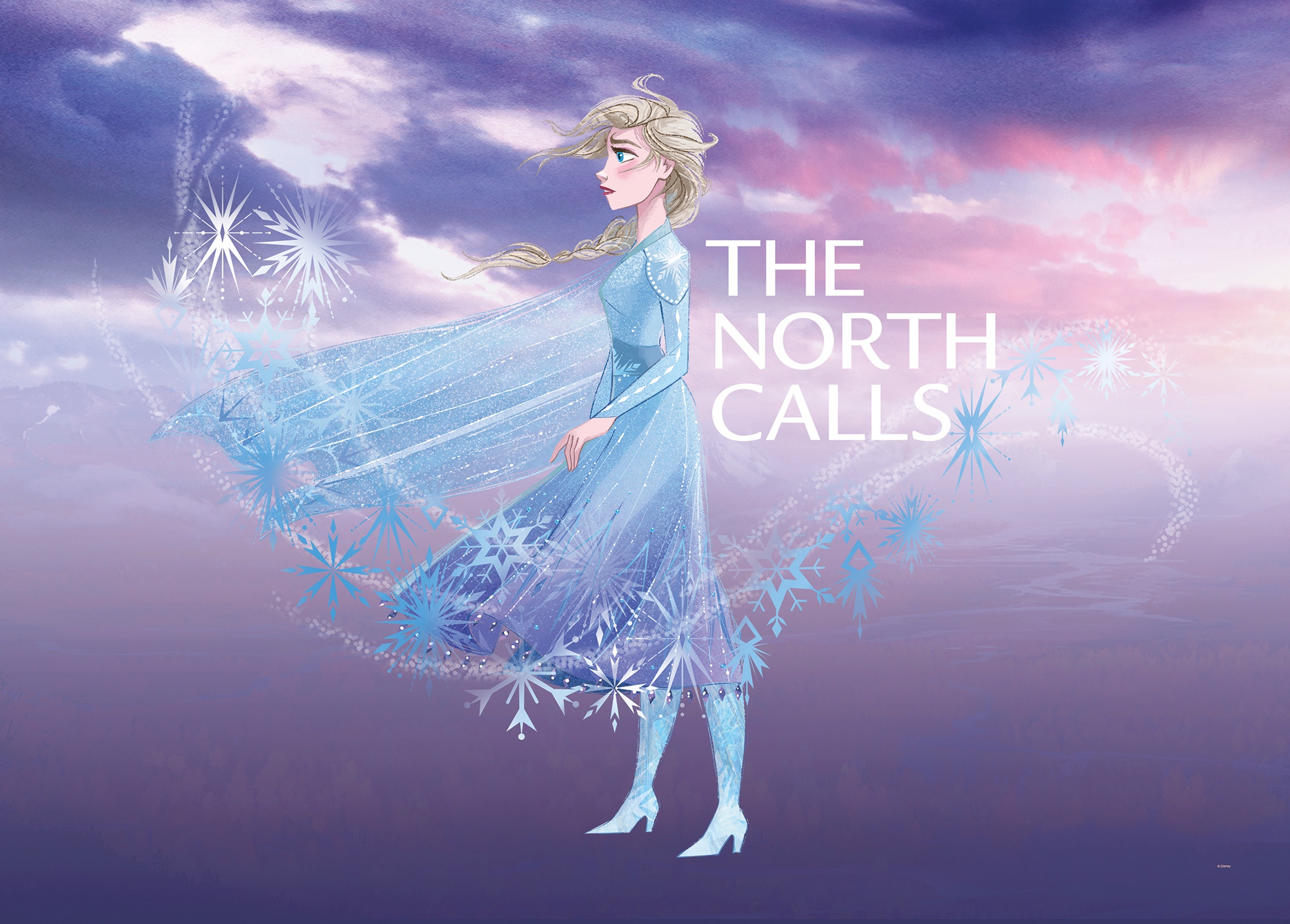 Komar Poster »Frozen Elsa The North Calls«, Disney, (1 St.), Kinderzimmer, Schlafzimmer, Wohnzimmer