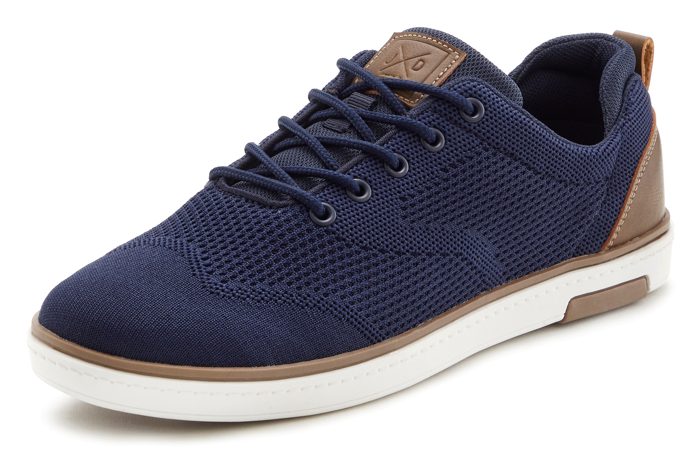 John Devin Sneaker »Schnürschuh«, Mesh-Optik, Freizeitschuh, Halbschuh, Schnürhalbschuh Unisex VEGAN