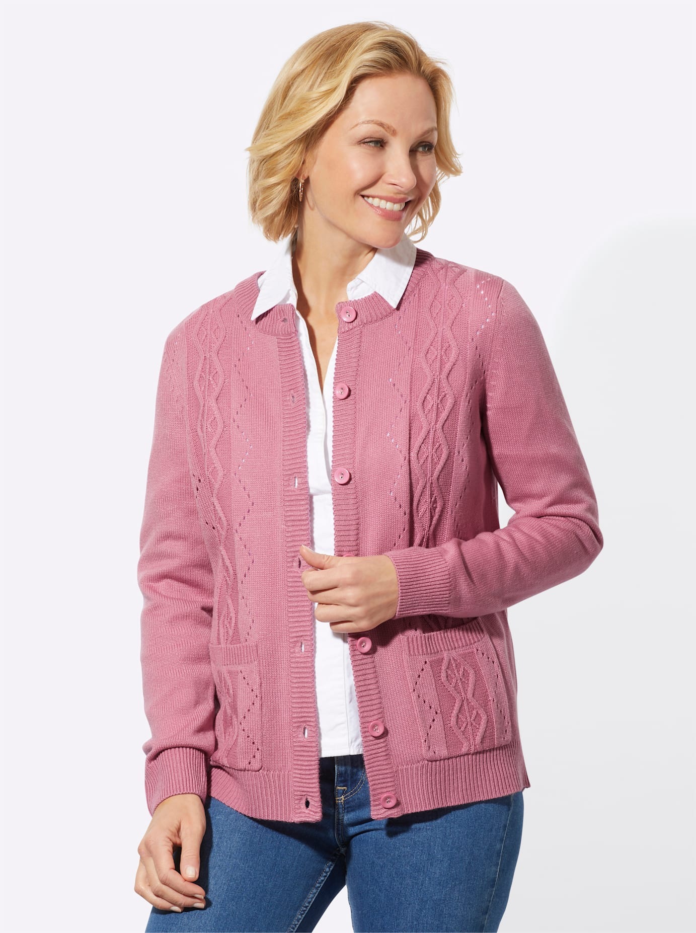 Classic Basics Strickjacke
