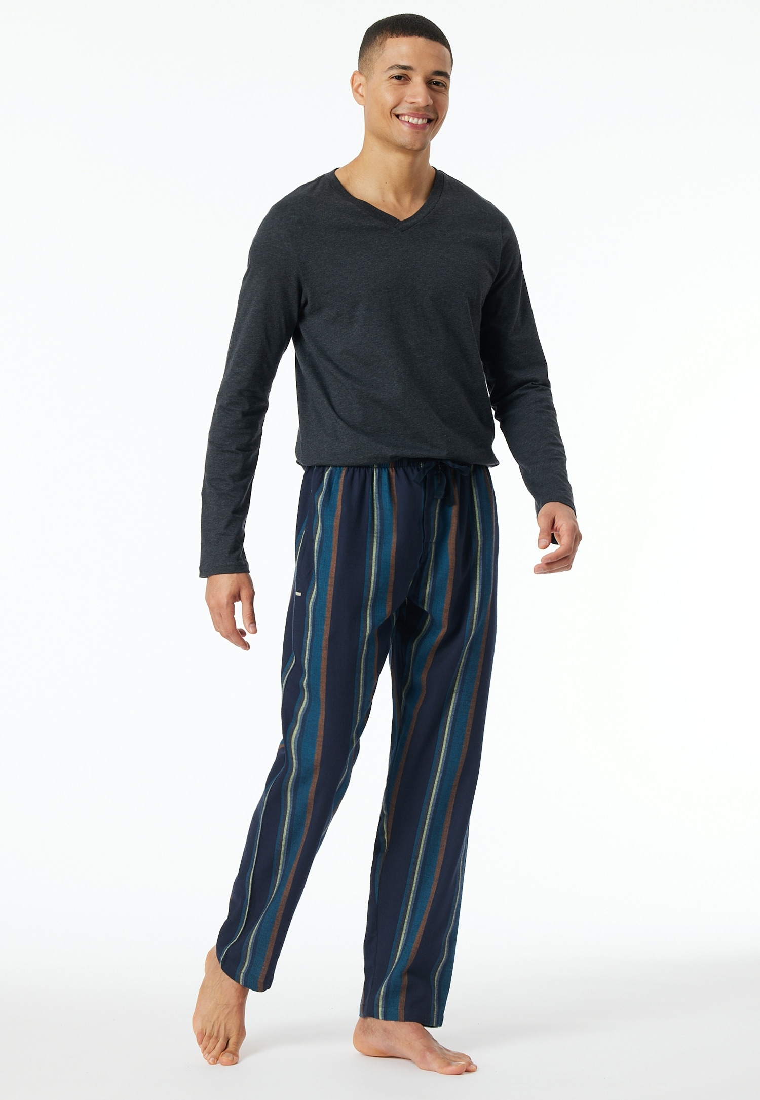 Schiesser Loungehose »"Mix+Relax"«, mit Kordelzug-Bund