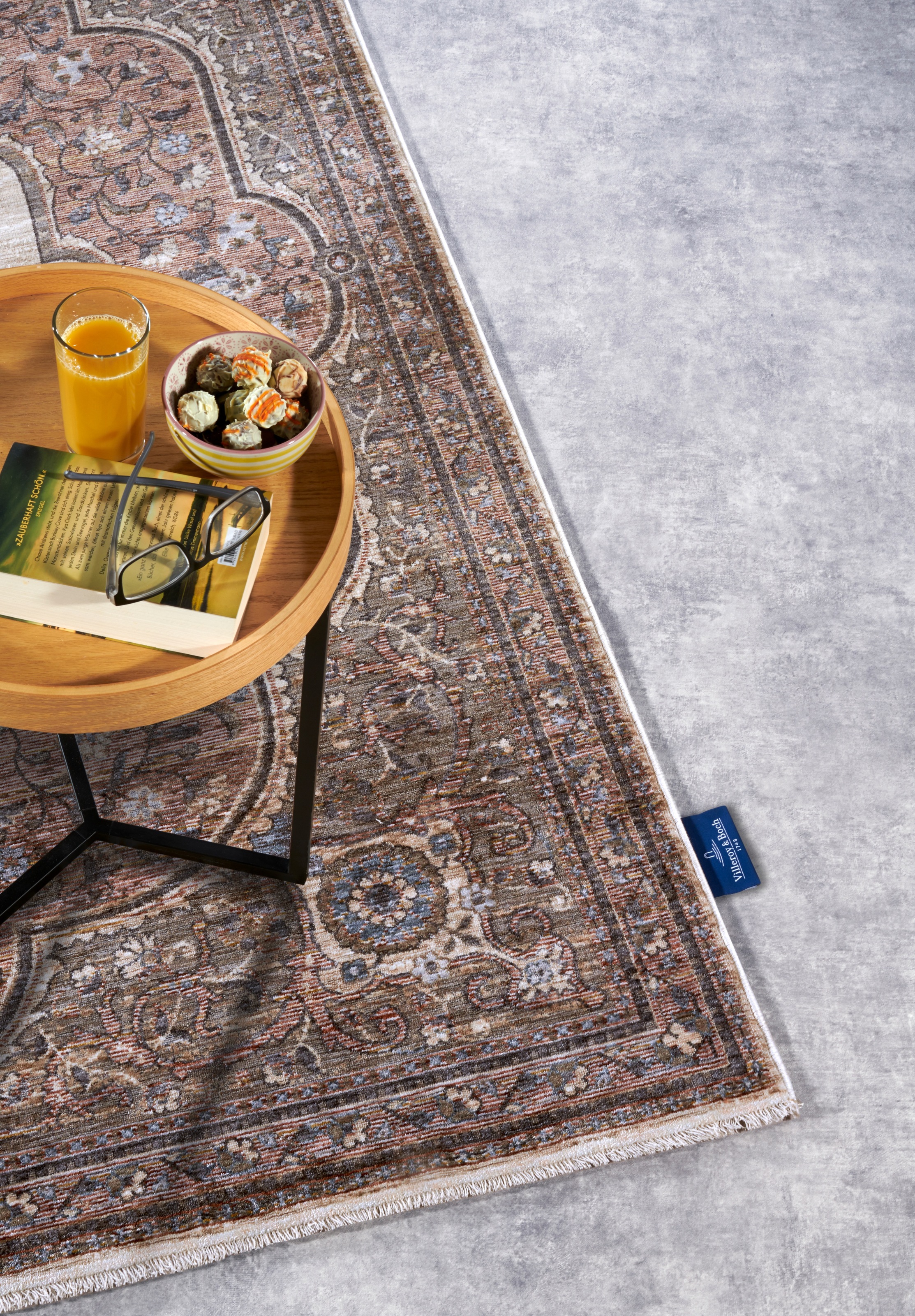 Villeroy & Boch Teppich »Renata«, rechteckig, 7 mm Höhe, Läufer, Orientalisch, Fransen, Wohnzimmer, Schlafzimmer, Vintage