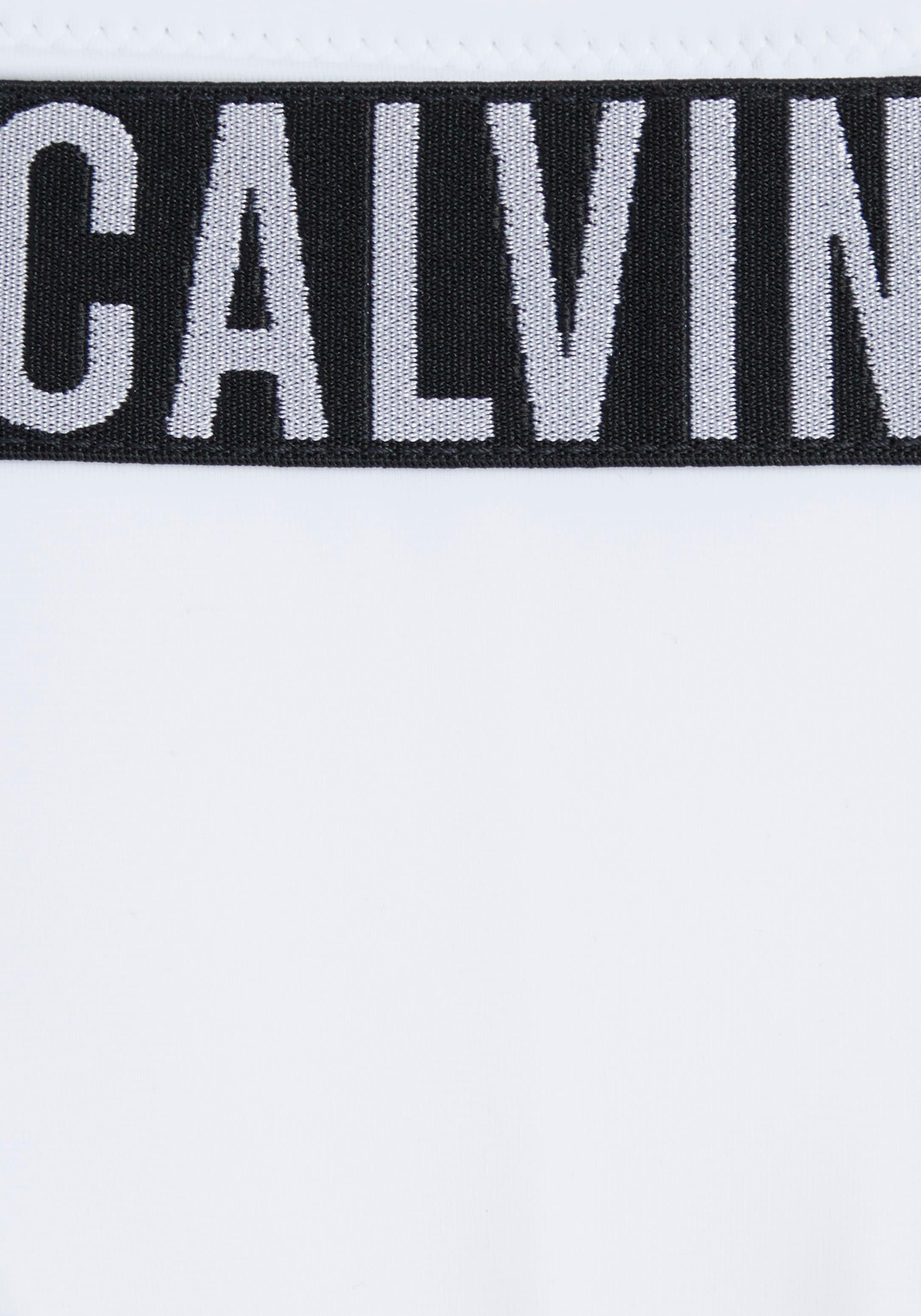 Calvin Klein Swimwear Bikini-Hose »STRING SIDE TIE CHEEKY BIKINI«, mit Calvin Klein Markenlabel