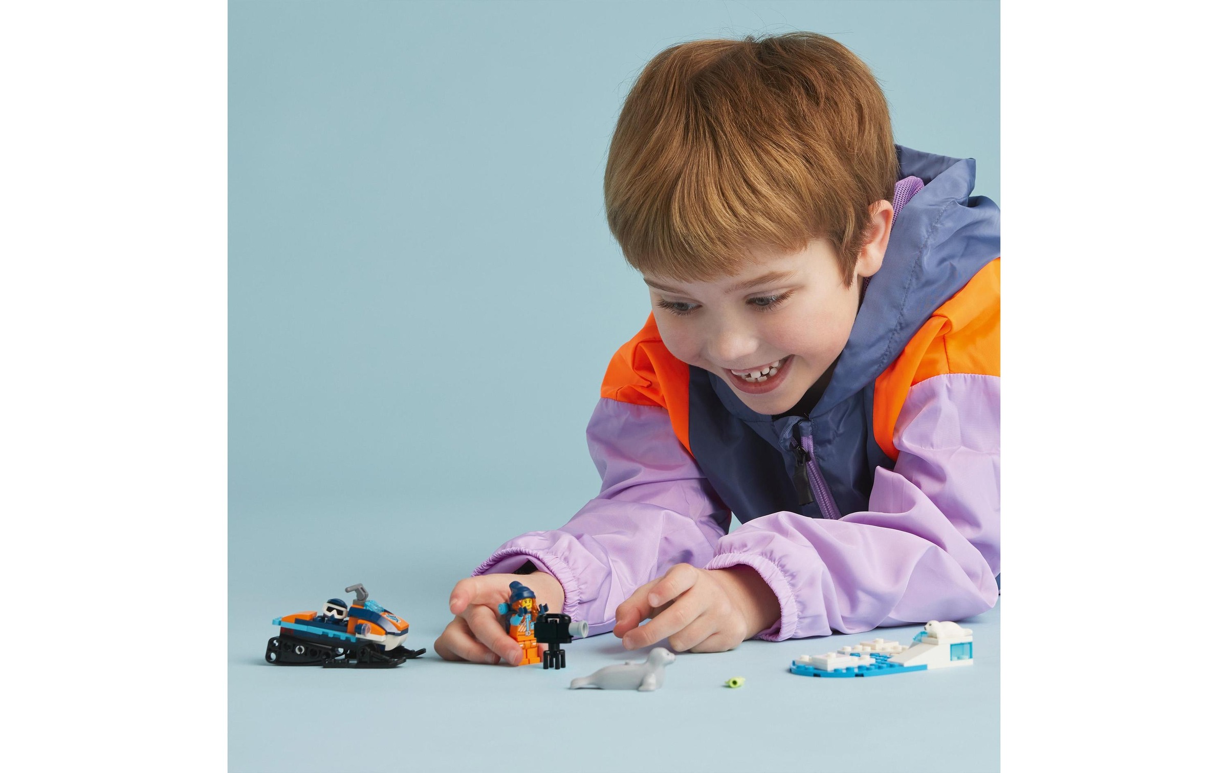 LEGO® Spielbausteine »City Arktis-Schneemobil 60376«, (70 St.)