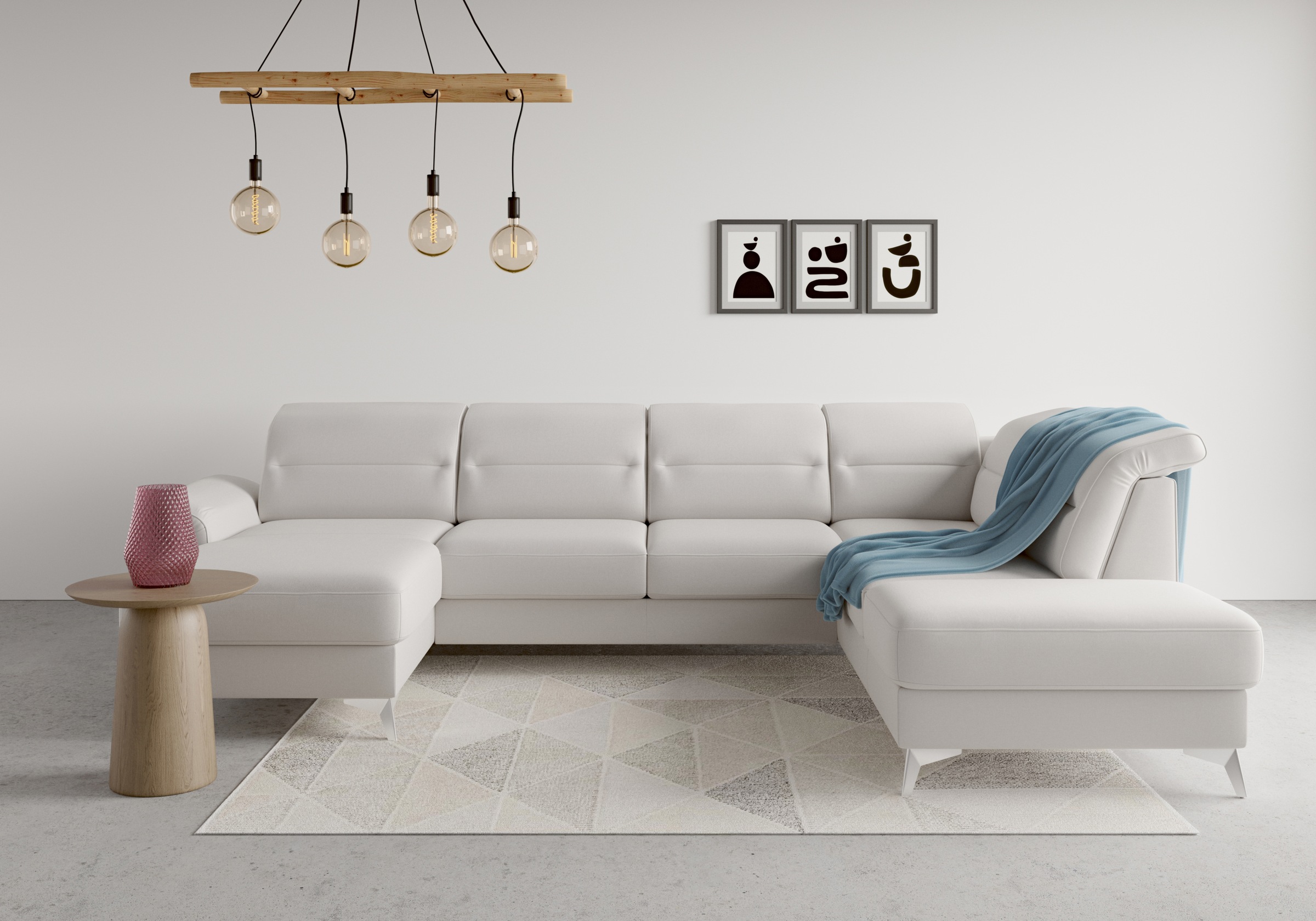 sit&more Wohnlandschaft "Sinatra U-Form" optional mit Kopfteilverstellung und Armteilfunktion etc.