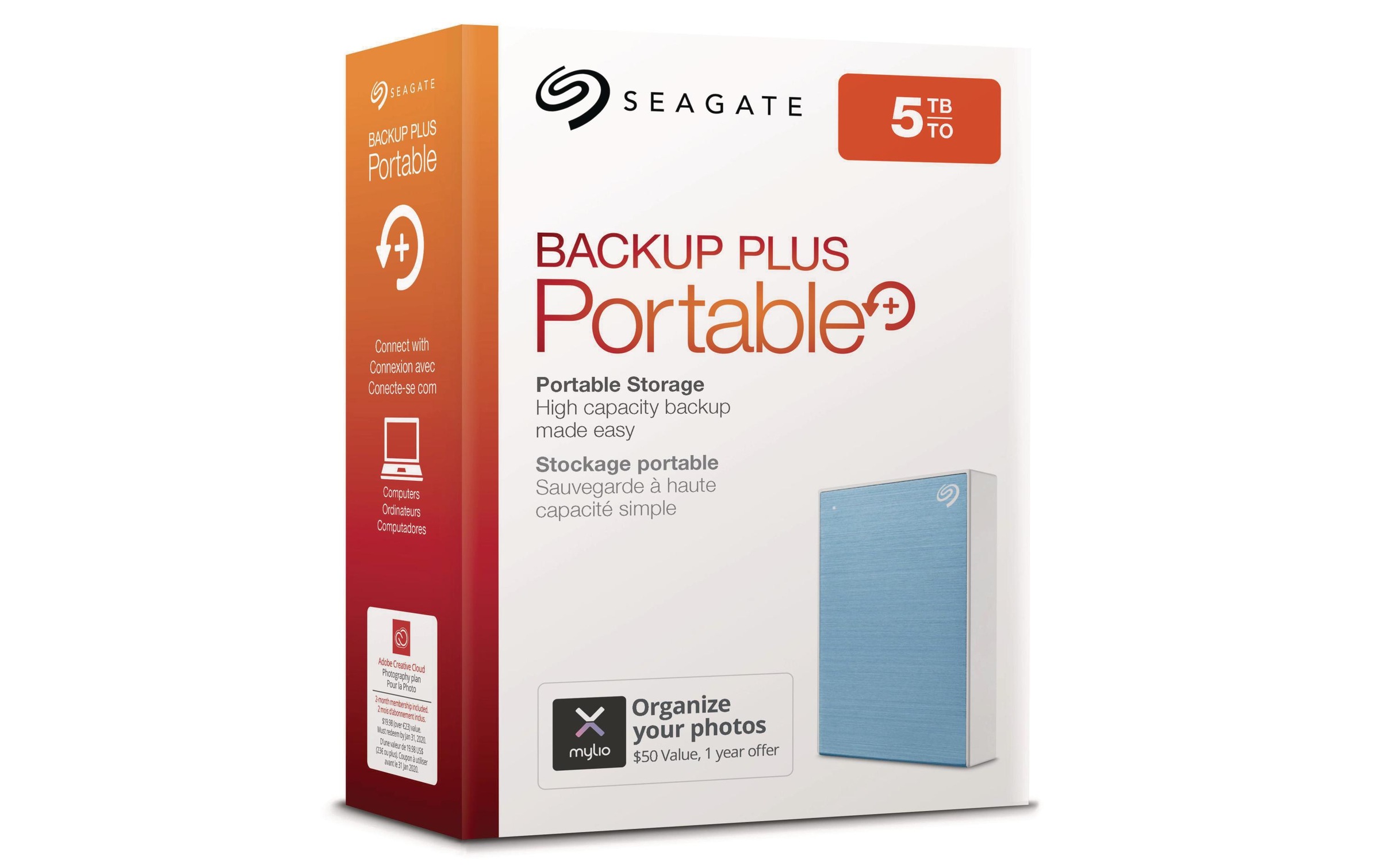 Seagate externe HDD-Festplatte »Backup Plus Portable 5 TB«