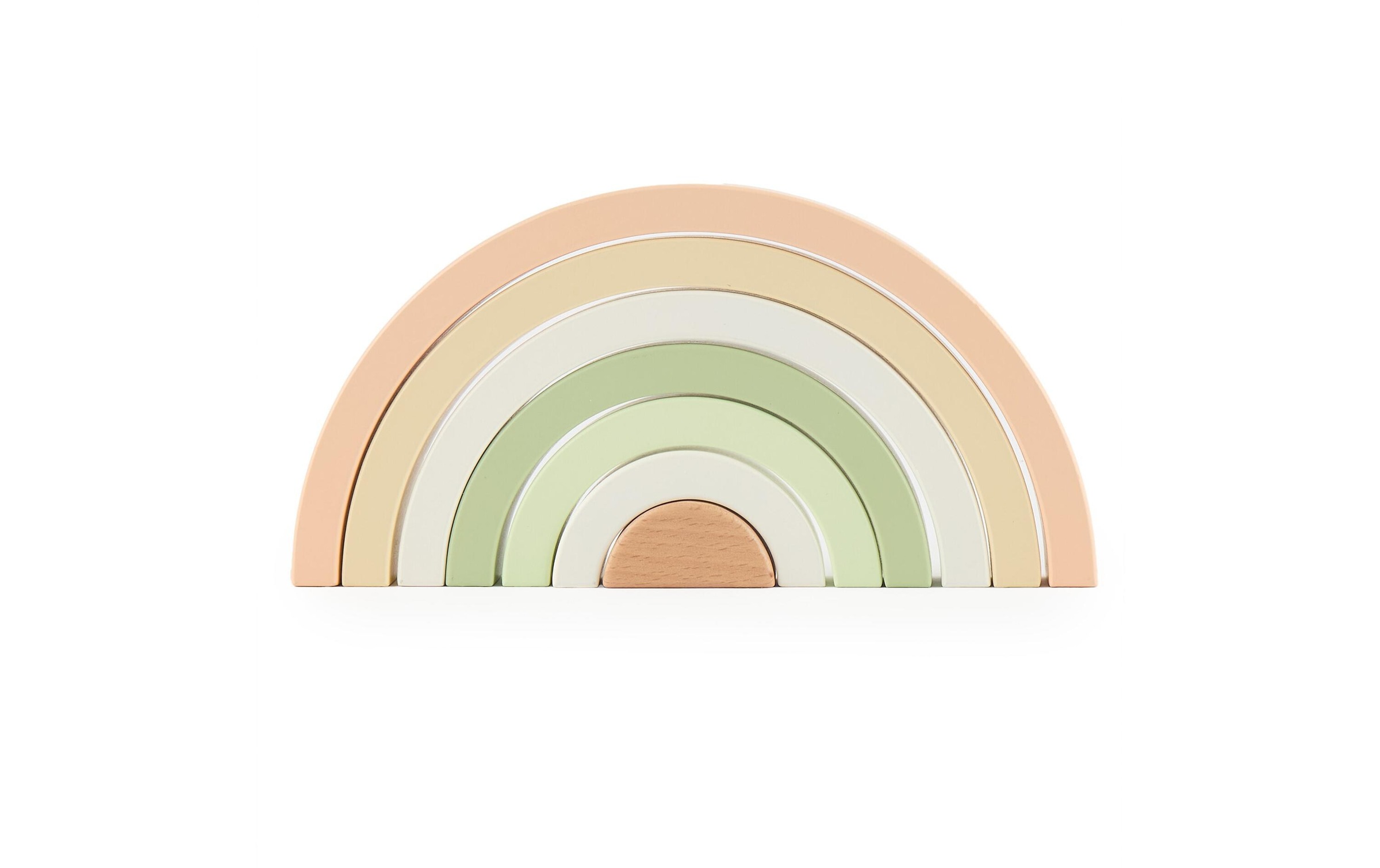 BIECO Stapelspielzeug »Regenbogen Hase Fine 24 cm x 12 cm x 2,5 cm«