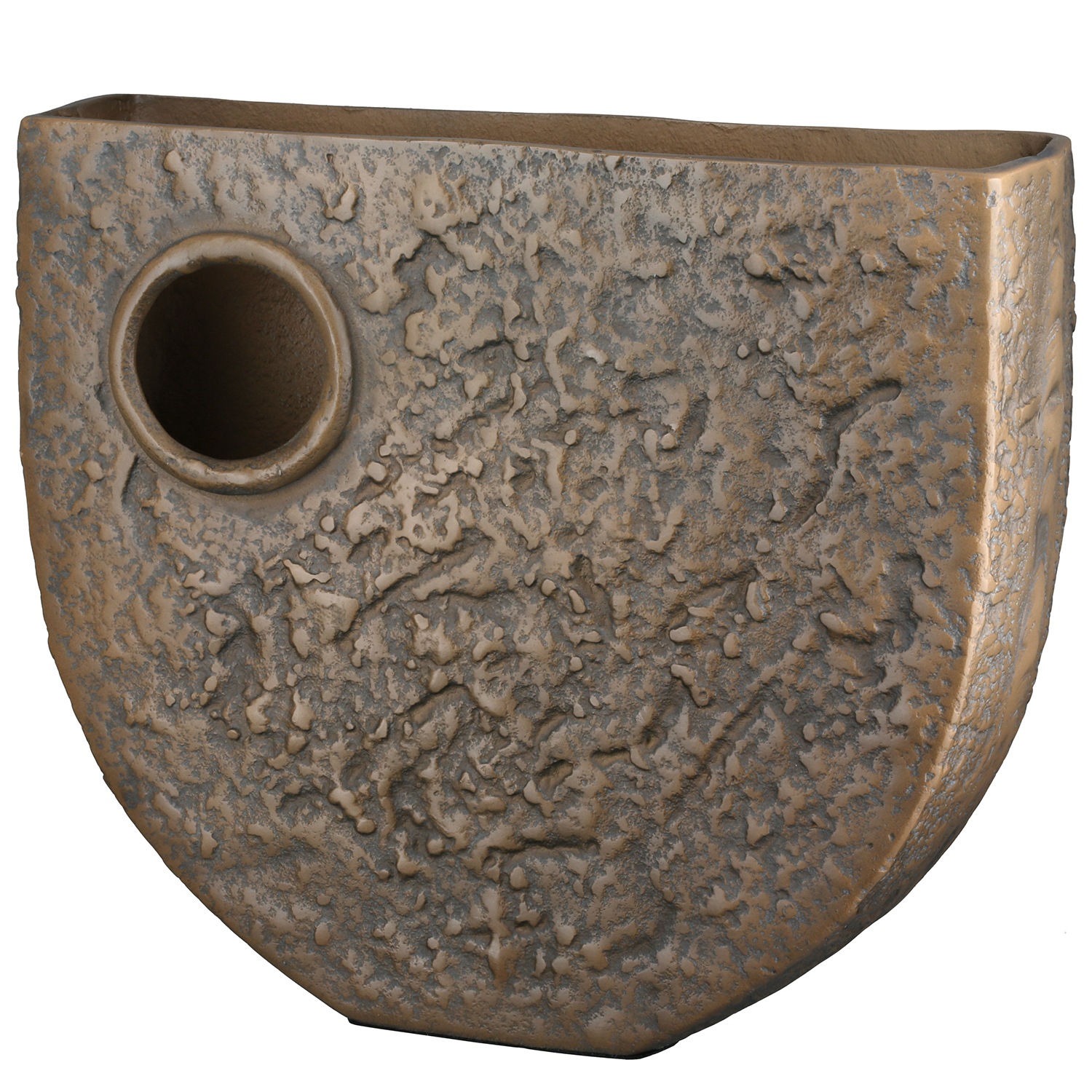 GILDE Tischvase "Vase Purton braun H. 26 cm" Dekovase, Purton, Filzboden, Tischdekoration, stilvoll, hochwertig