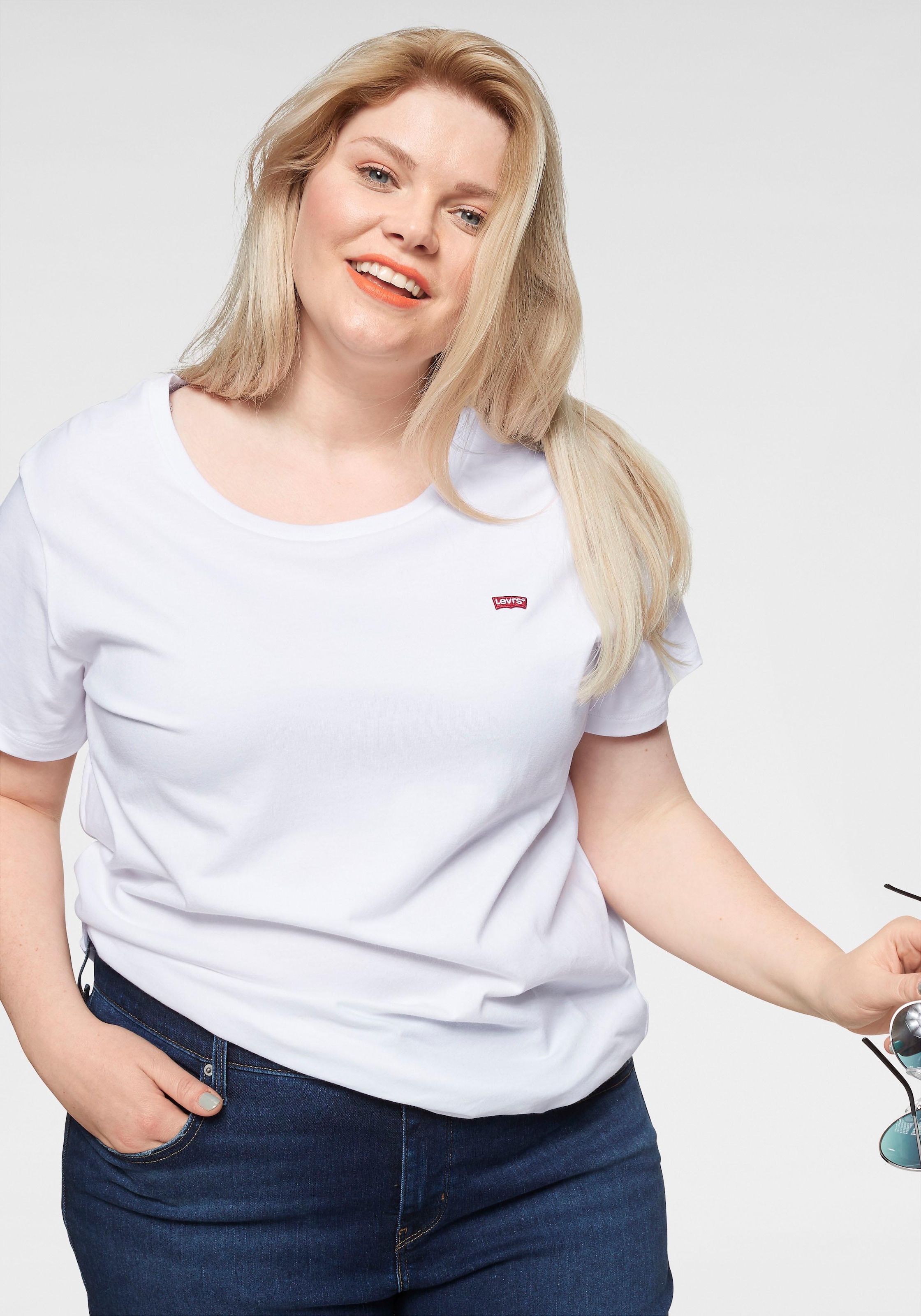 Levi's® Plus T-Shirt »THE PERFECT TEE« Figur umspielend