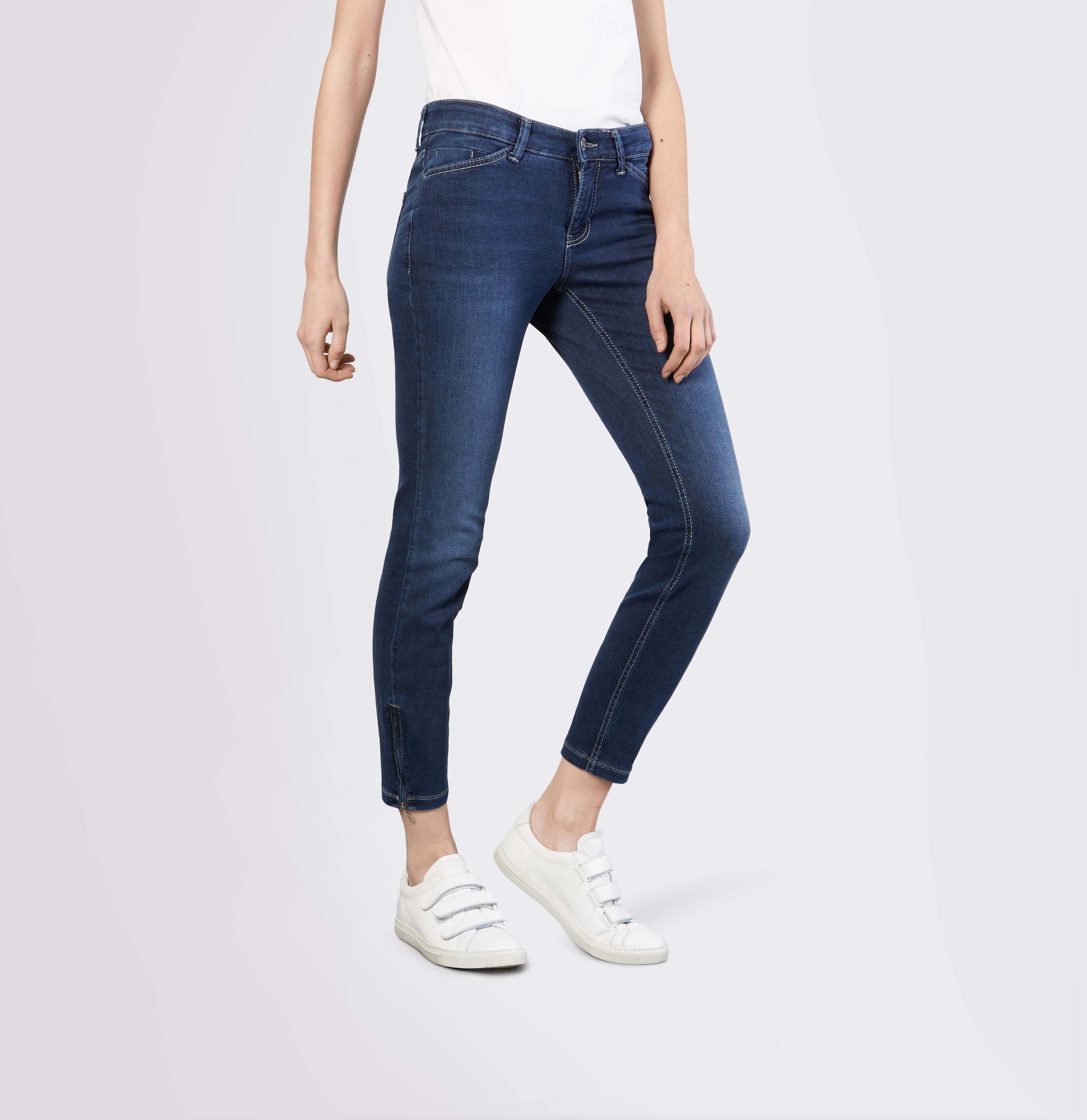 MAC 7/8-Jeans »Dream Chic«, verkürzte Form mit Reissverschluss