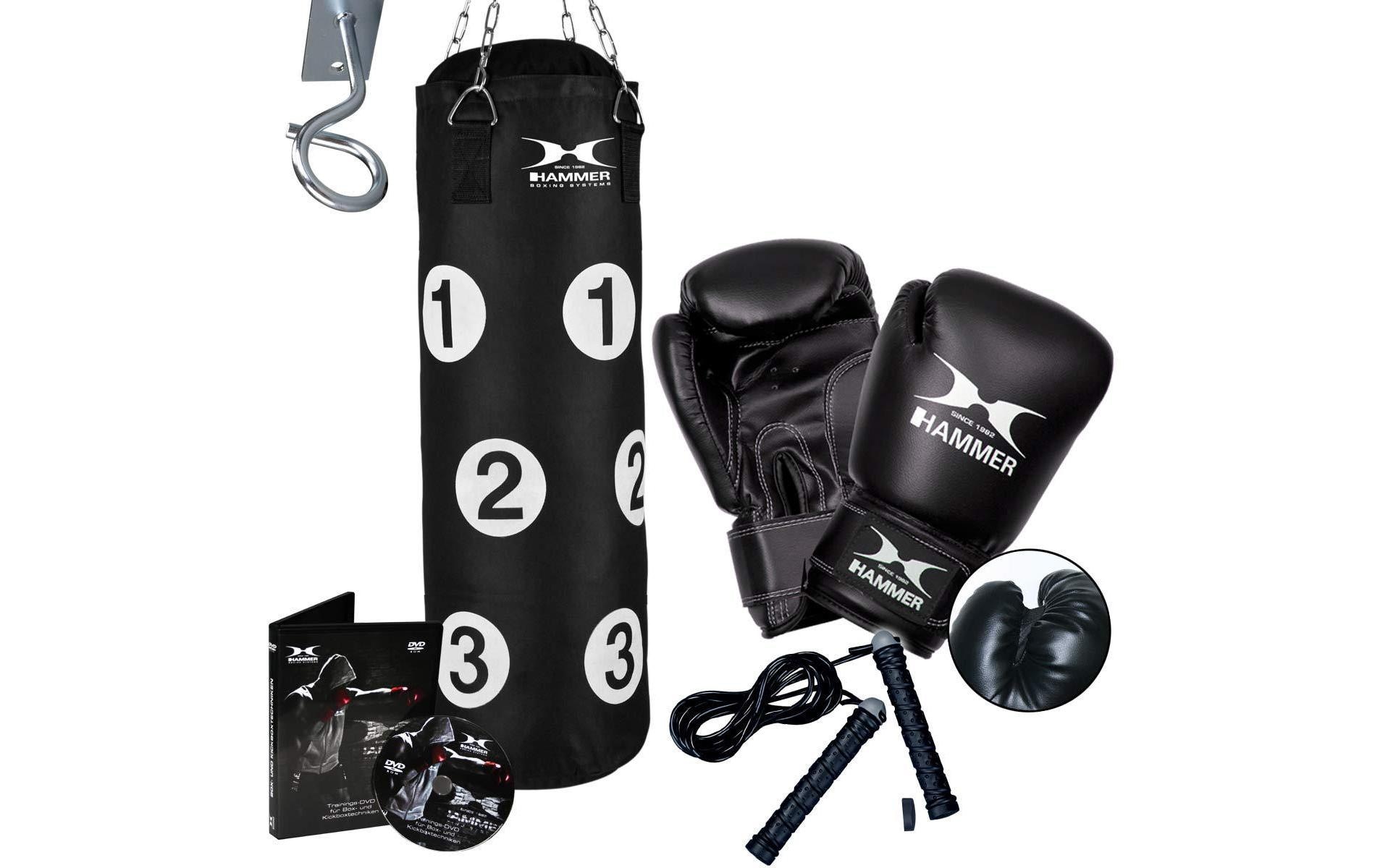 ❤ Hammer Boxsack »Sparring Professional«, (Set, mit Boxhandschuhen-mit  Trainings-DVD) ordern im Jelmoli-Online Shop