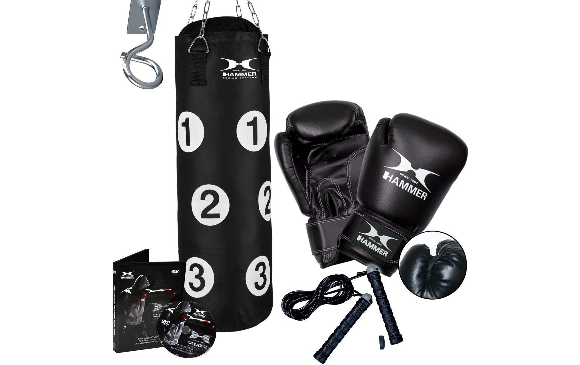 »Sparring im Boxhandschuhen-mit Hammer Trainings-DVD) Shop (Set, Professional«, Jelmoli-Online ordern ❤ Boxsack mit