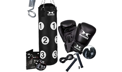 Boxsack »Sparring Professional«, (Set, mit Boxhandschuhen-mit Trainings-DVD)