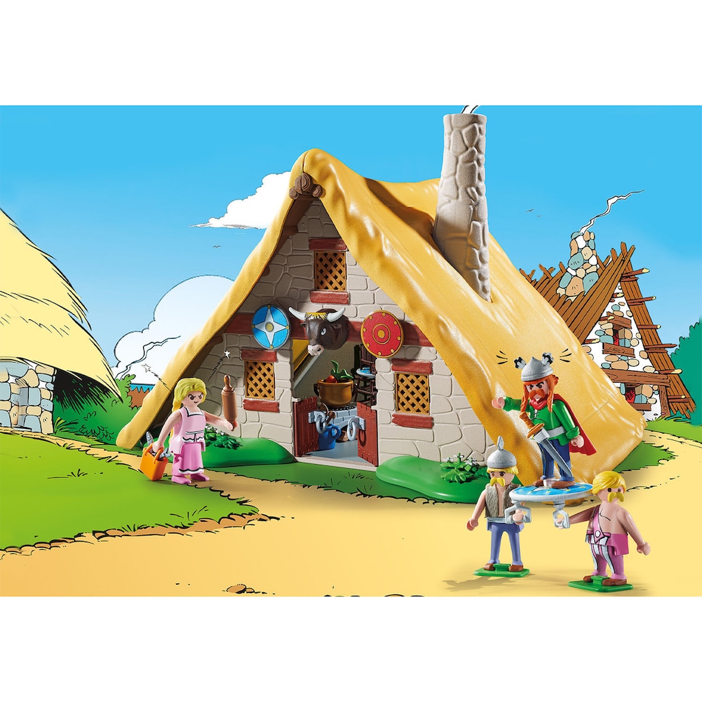 Playmobil® Konstruktions-Spielset »Hütte des Majestix (70932), Asterix«, (110 St.)