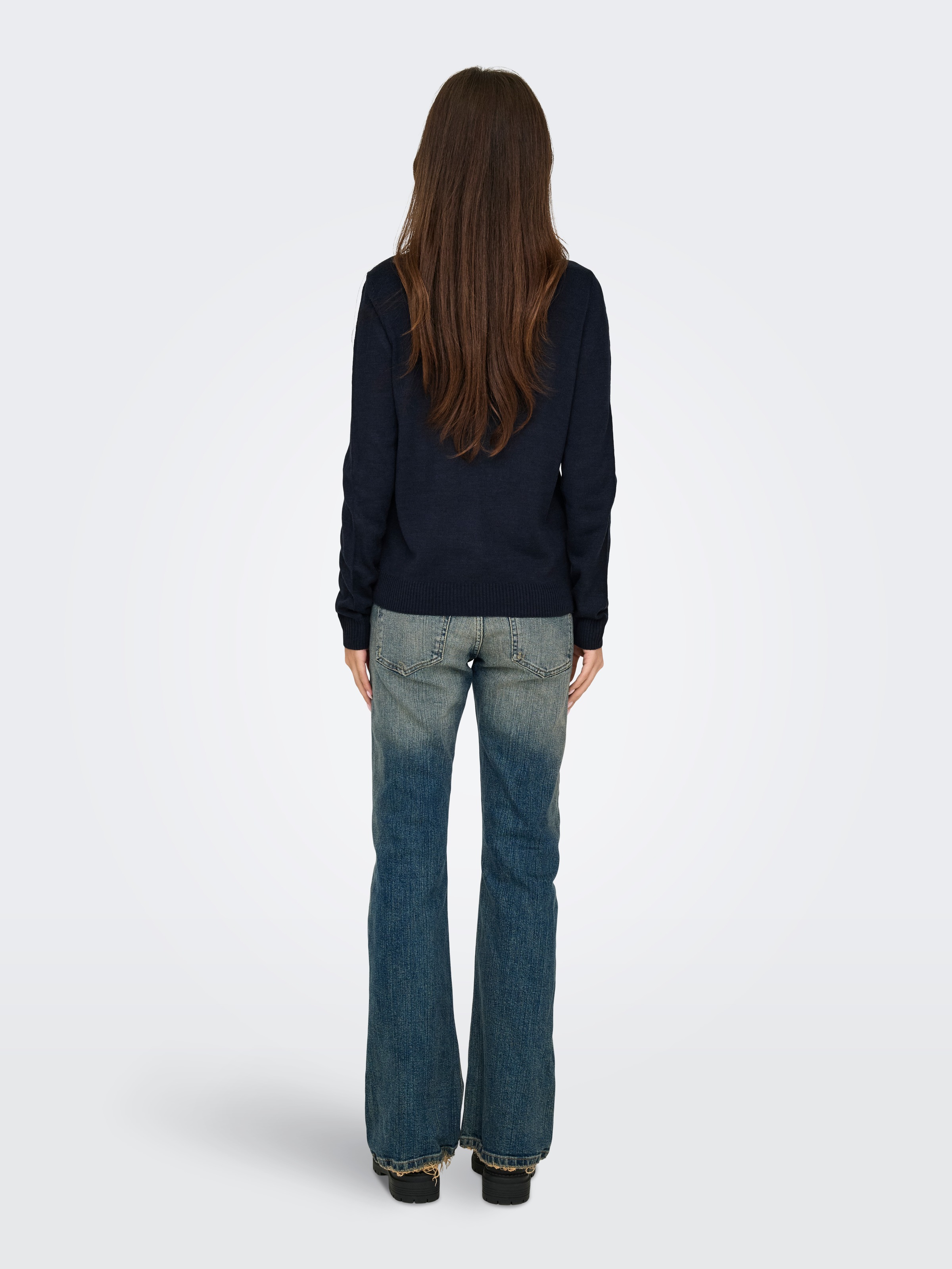 ONLY Weihnachtspullover »ONLXMAS LS O-NECK MIX DETAIL BOX KNT«